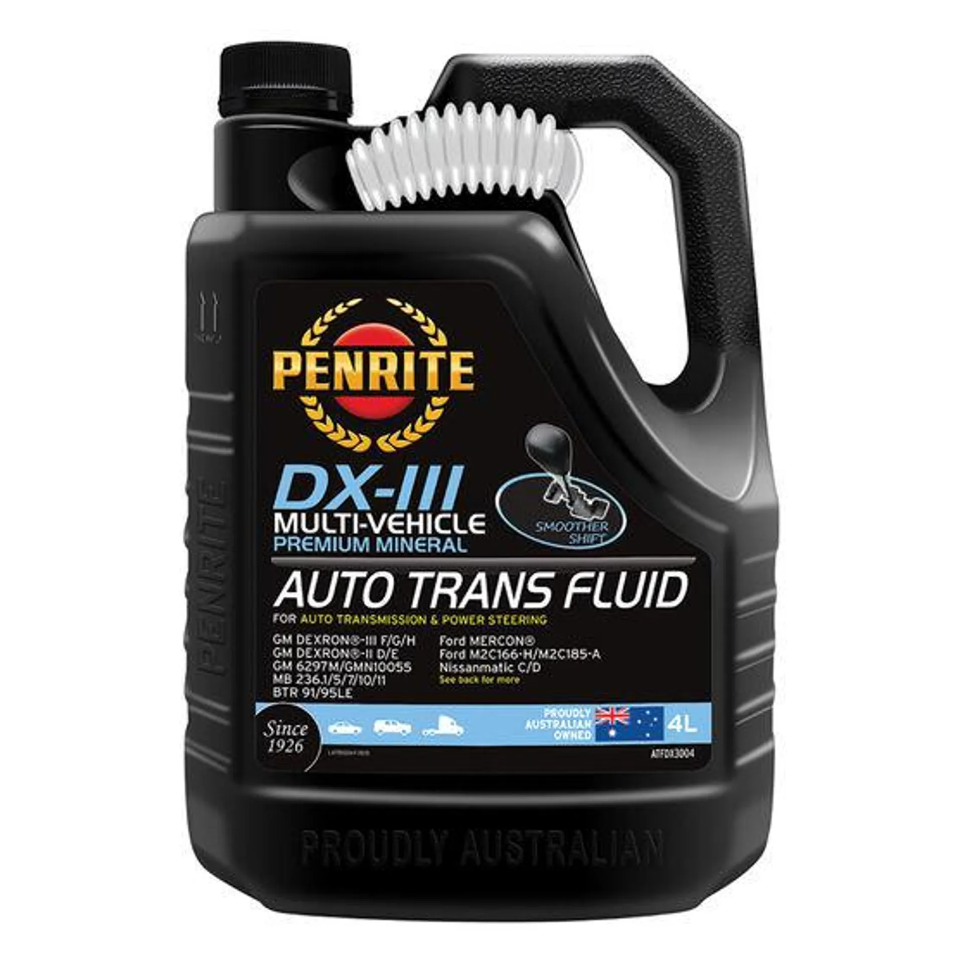 Penrite Automatic Transmission Fluid - DX-III, 4 Litre