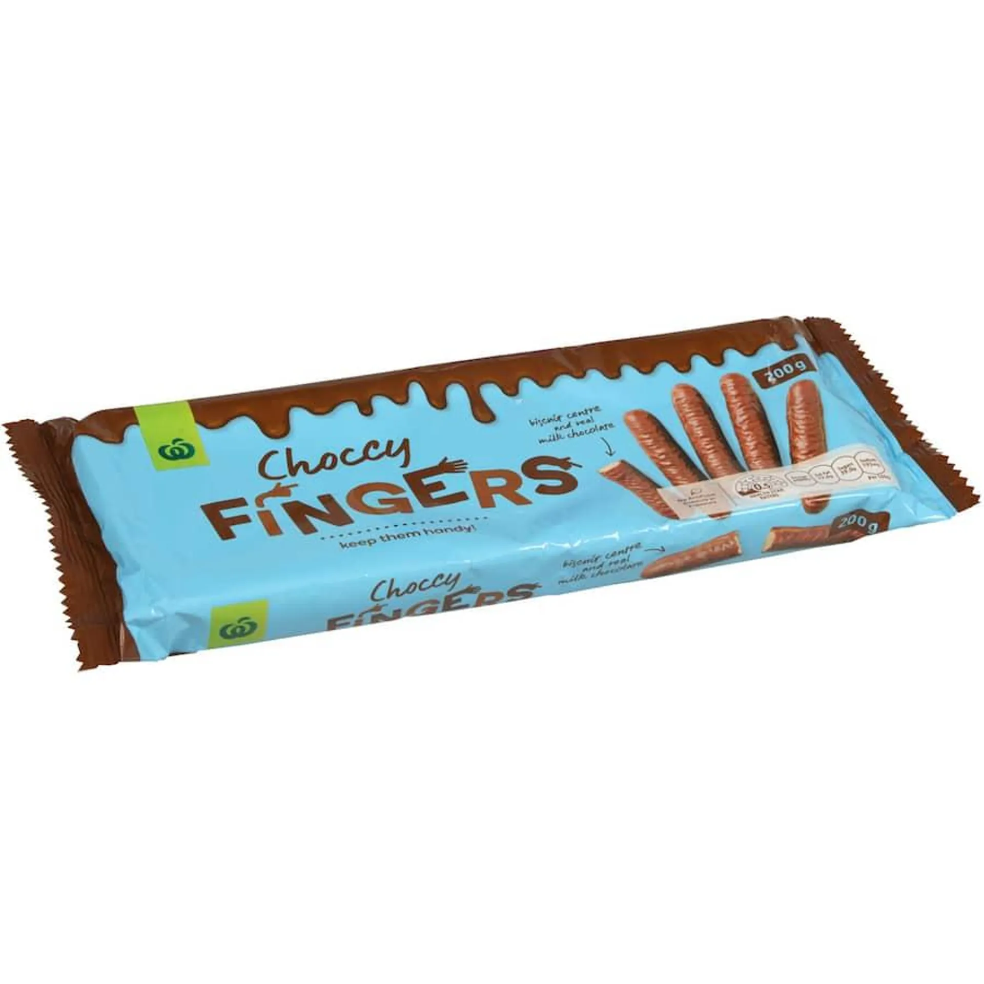 Woolworths Chocolate Biscuits Choccy Fingers