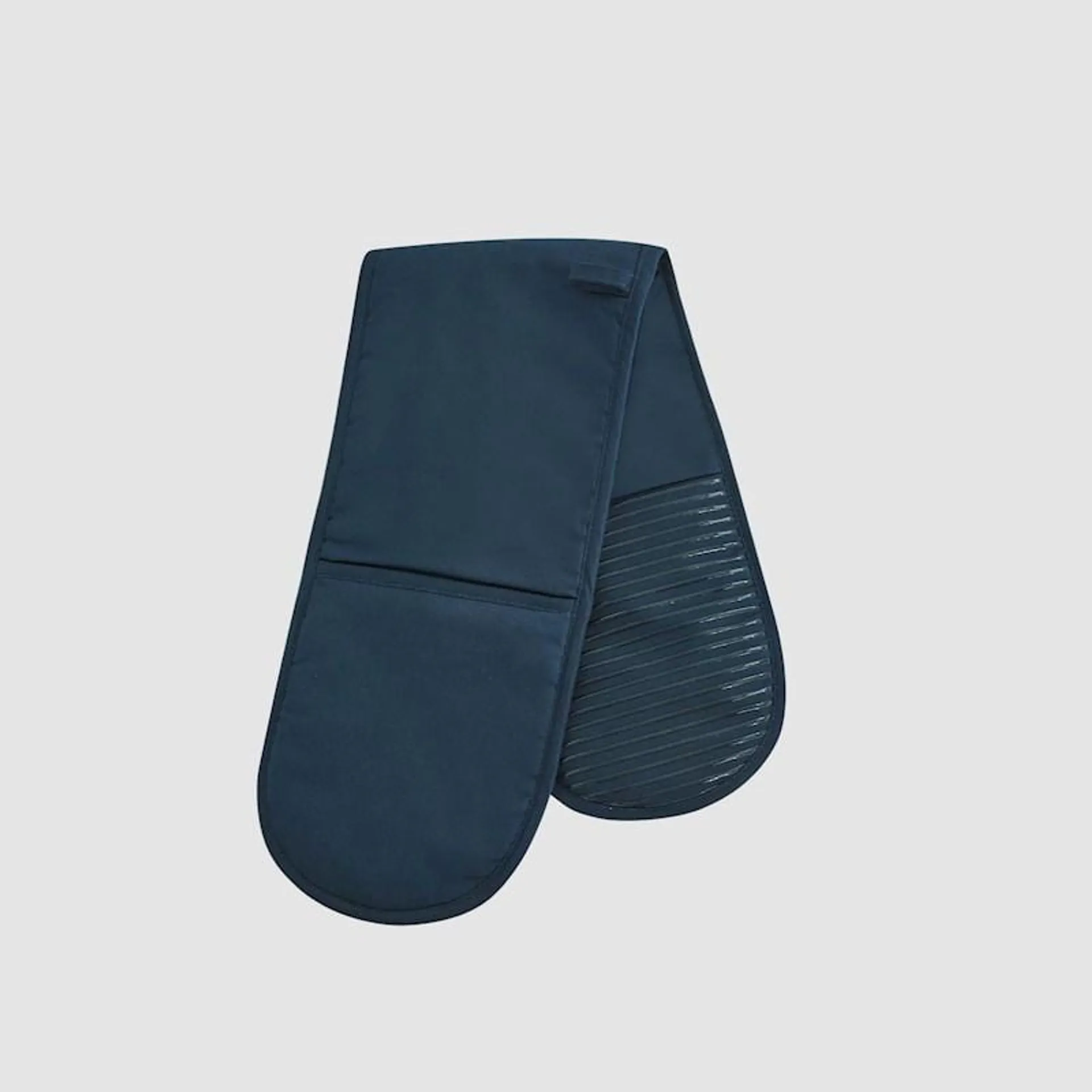 Classic Living Silicon Double Oven Mitt Navy