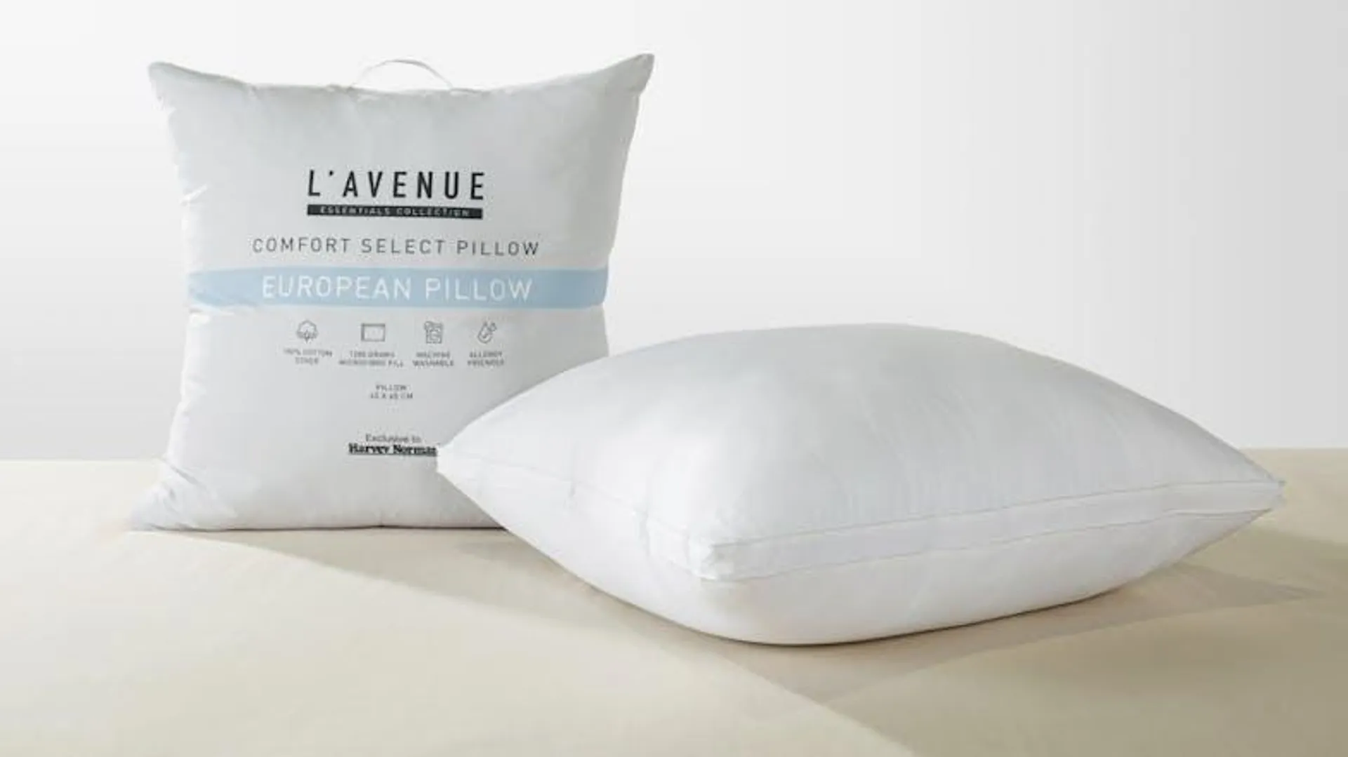 Comfort Select European Pillow by L'Avenue