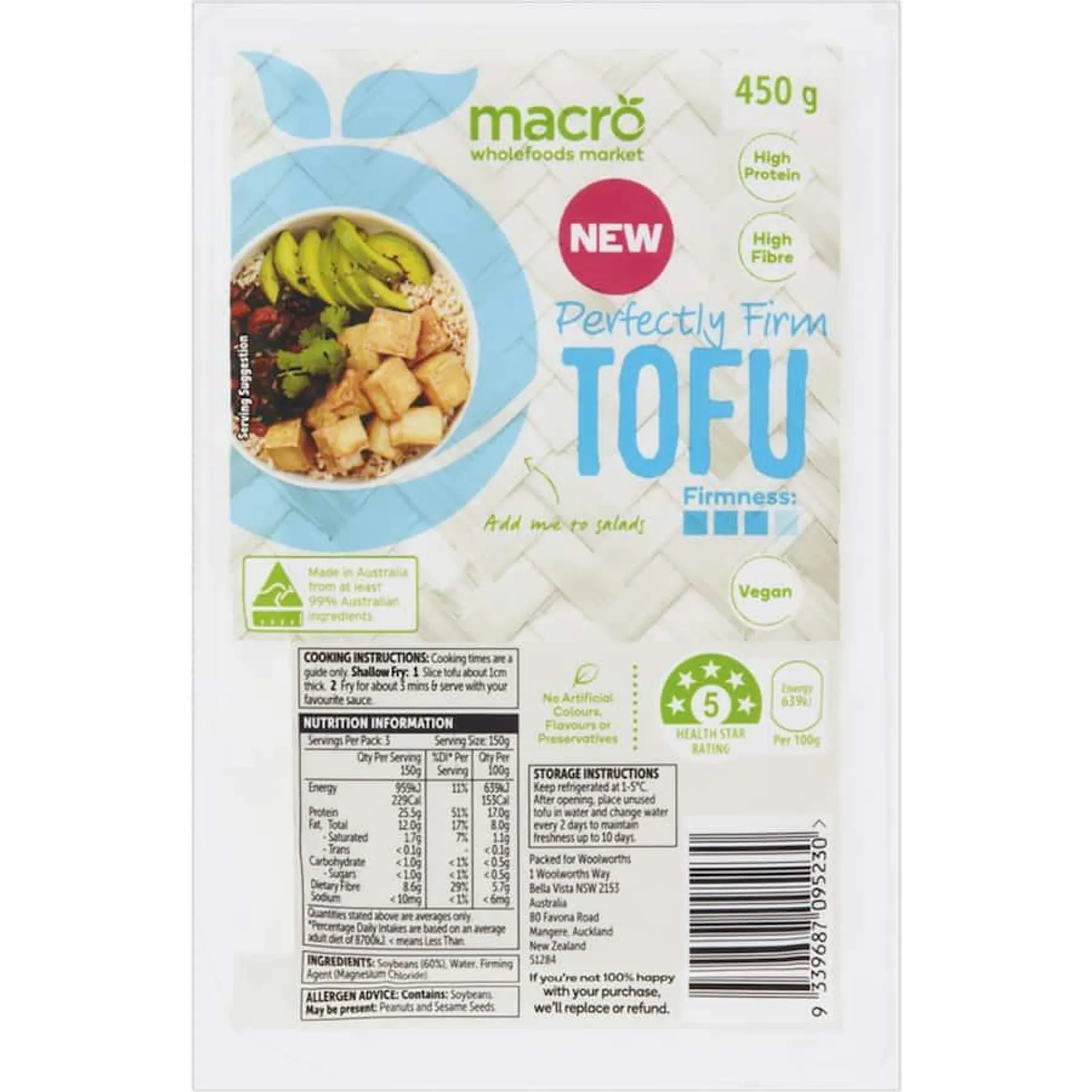 Macro Firm Tofu