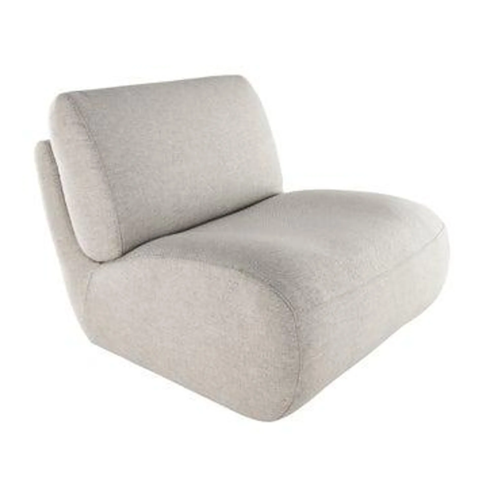 Sashka Swivel Chair - Light Grey