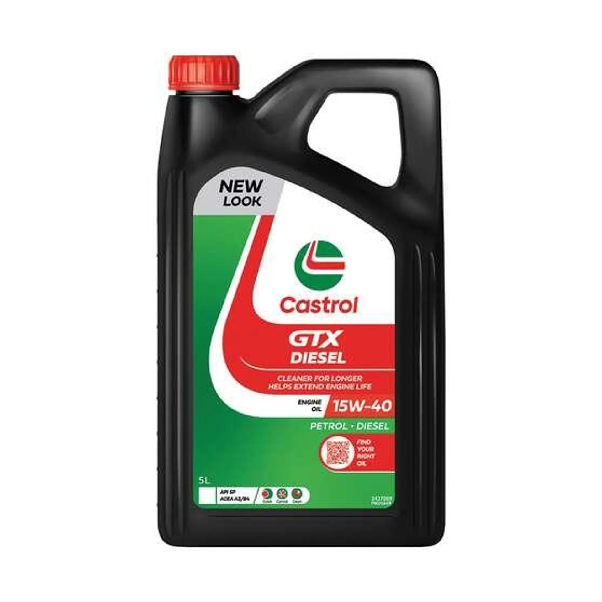 Castrol GTX Diesel Engine Oil - 15W-40, 5 Litre