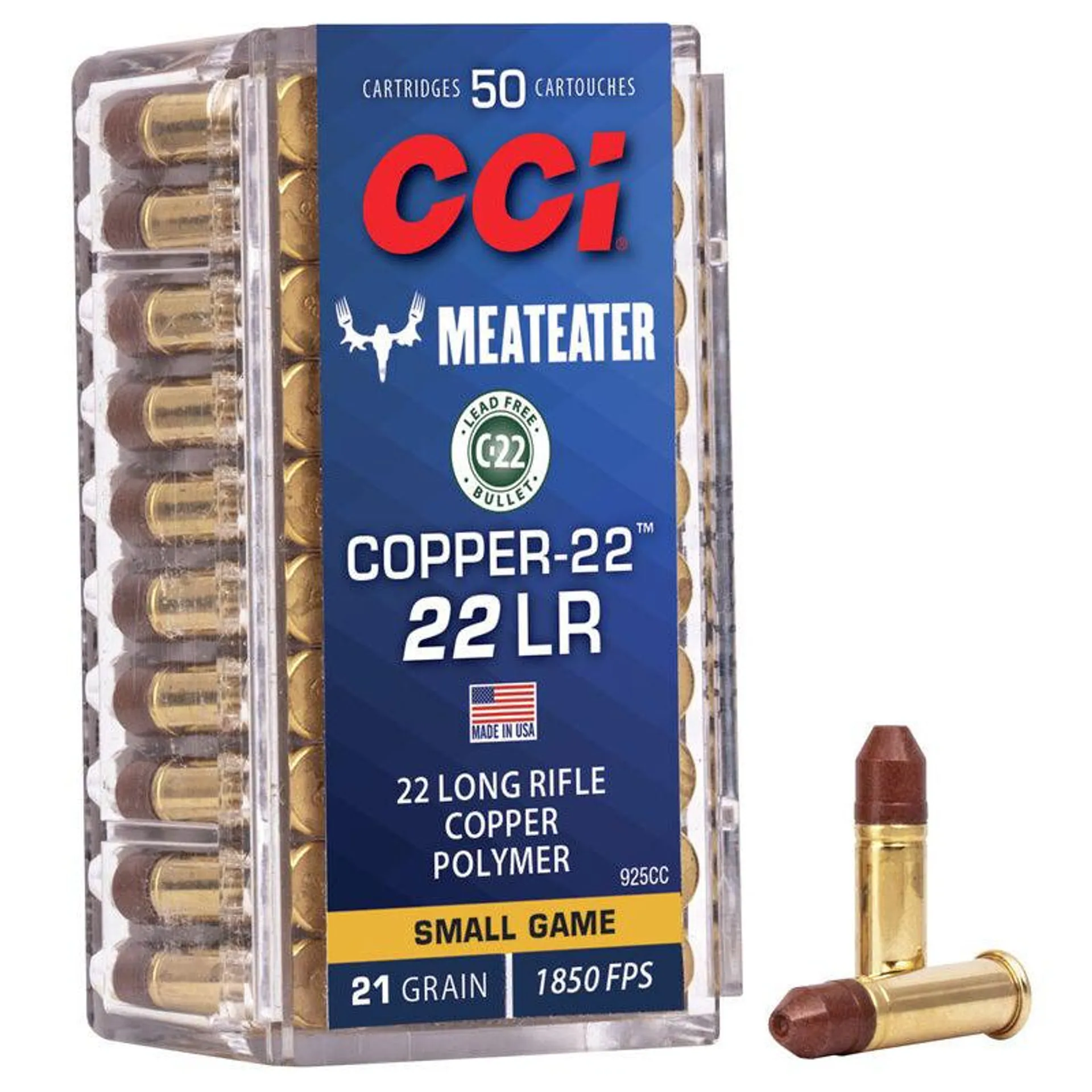 CCI Copper-22 22LR 21gr CP (50)