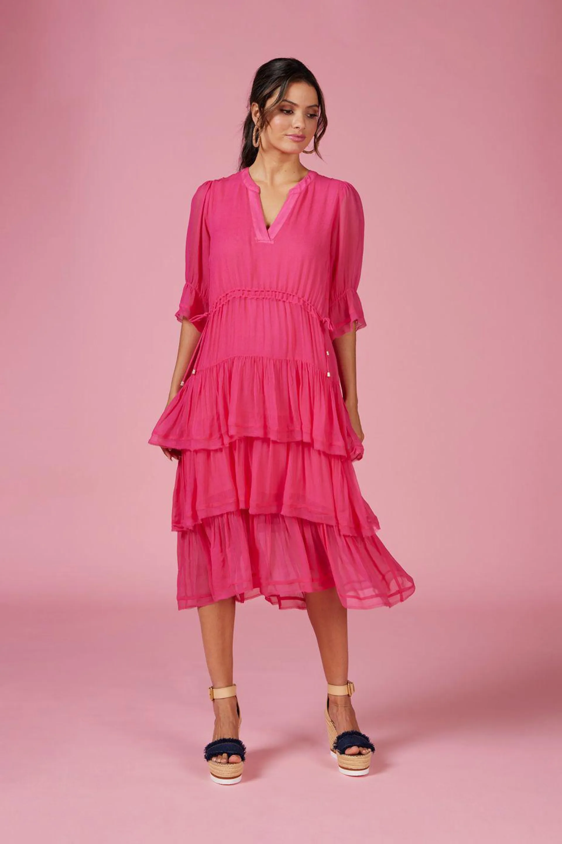Tate Dress | Hot Pink