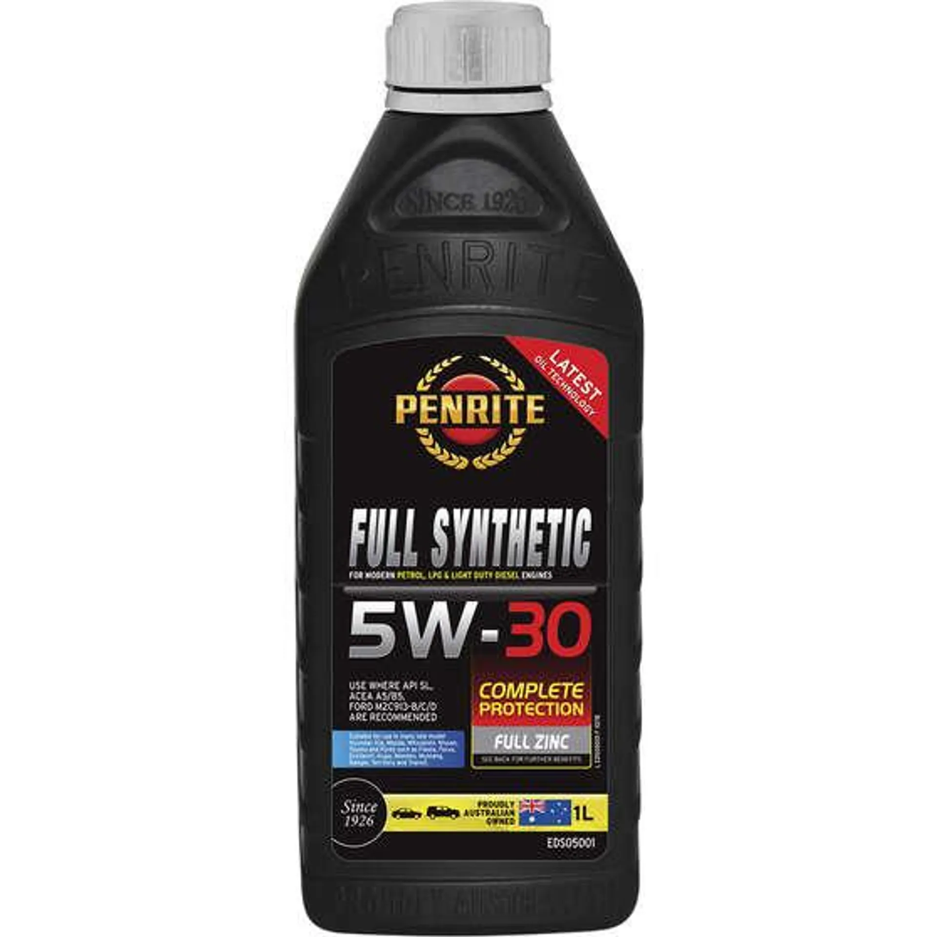 Penrite Full Synthetic Engine Oil - 5W-30 1 Litre