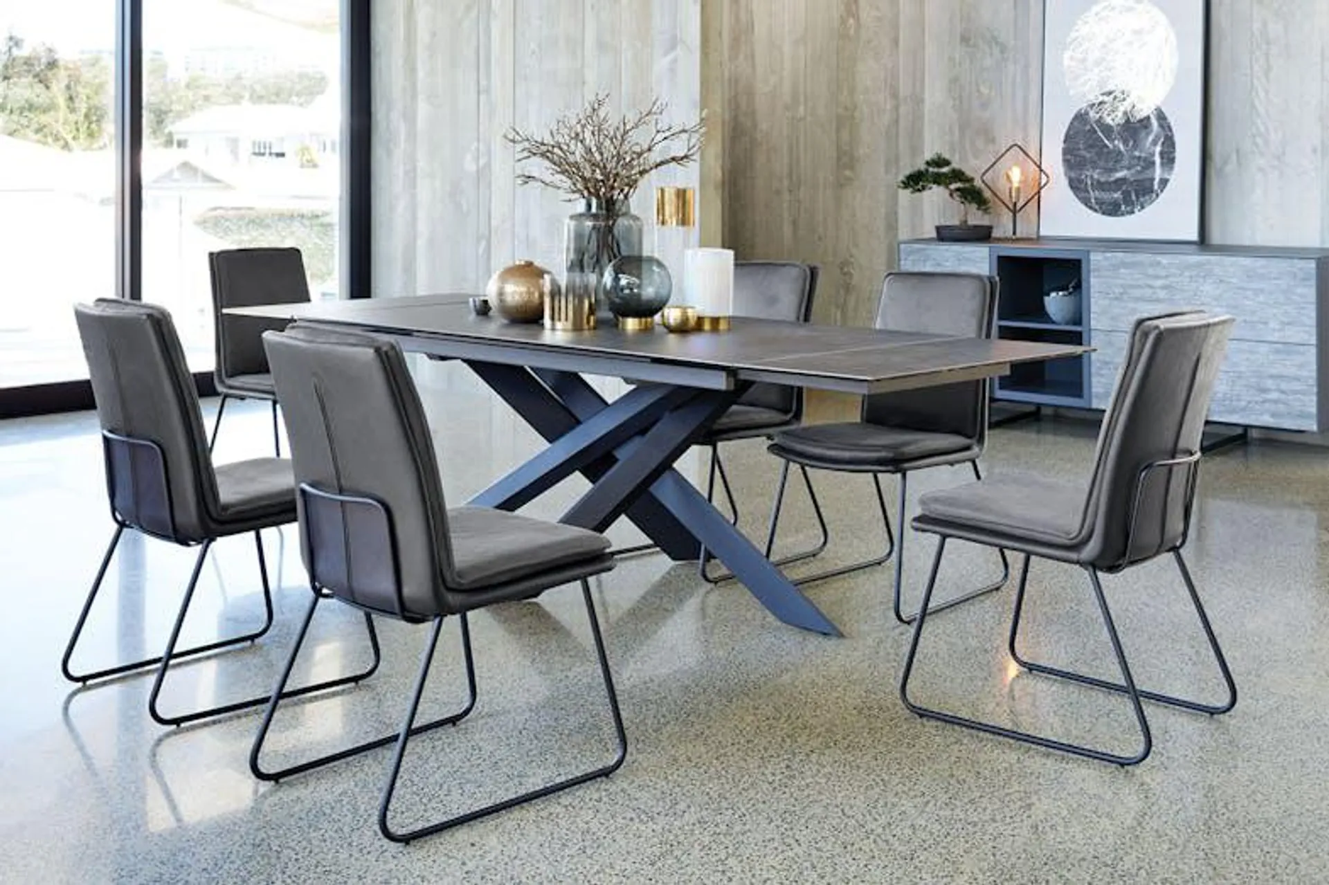 Alumina 7 Piece Extension Dining Suite