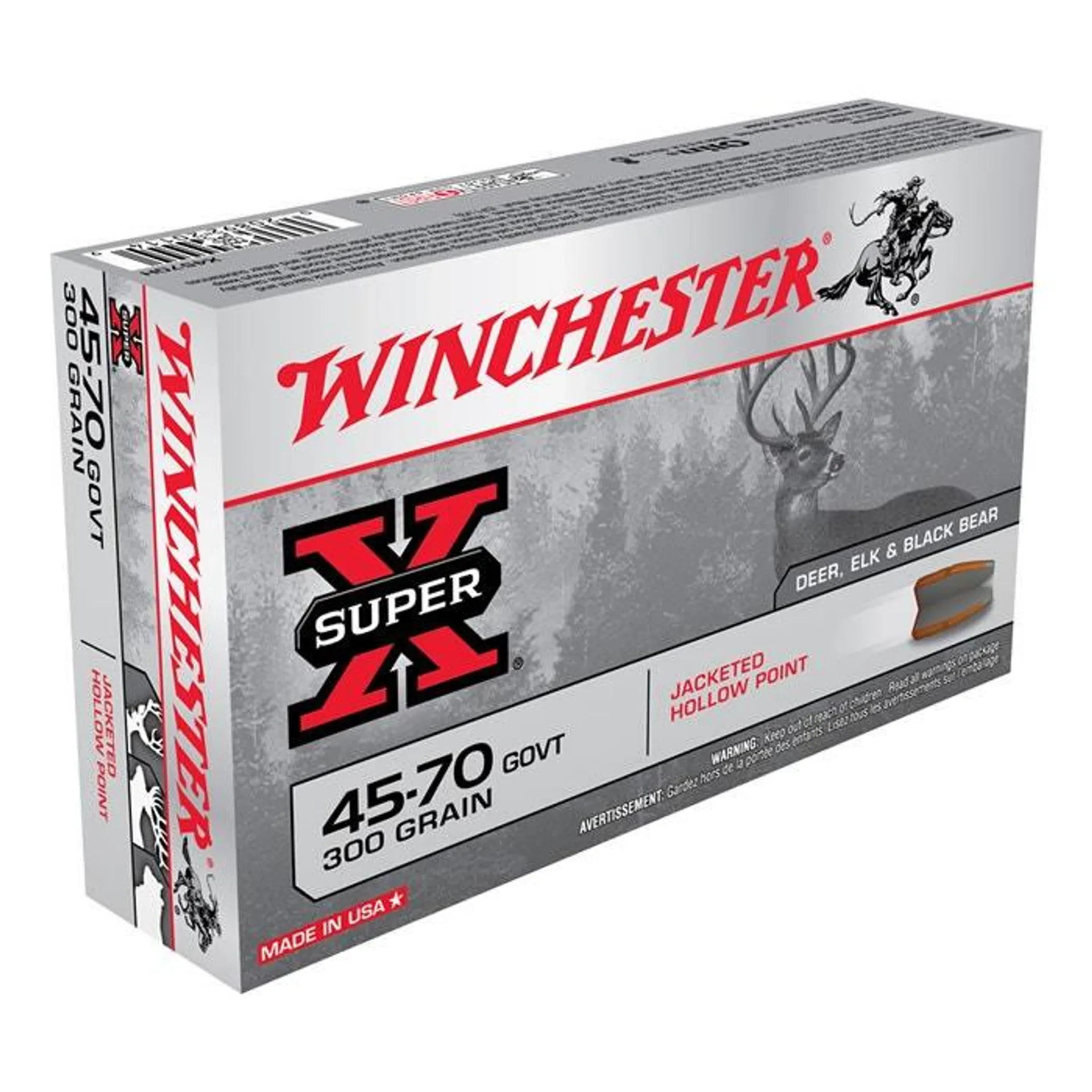 Winchester SuperX .45-70Gov 300gr JHP (20)