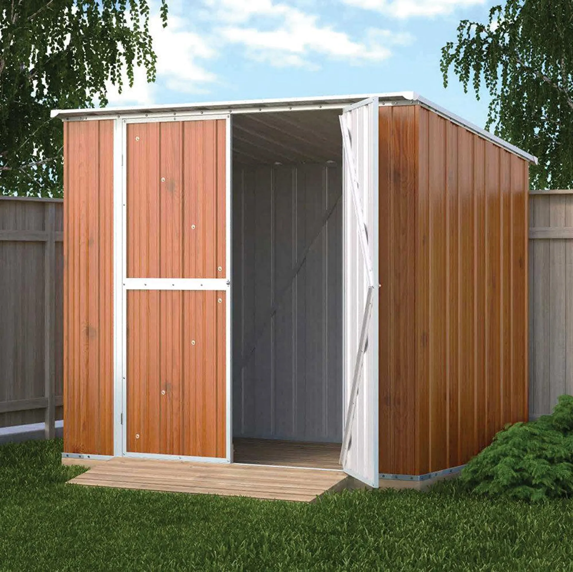Outdoor Shed Wood Finish 2310mm x 1550mm