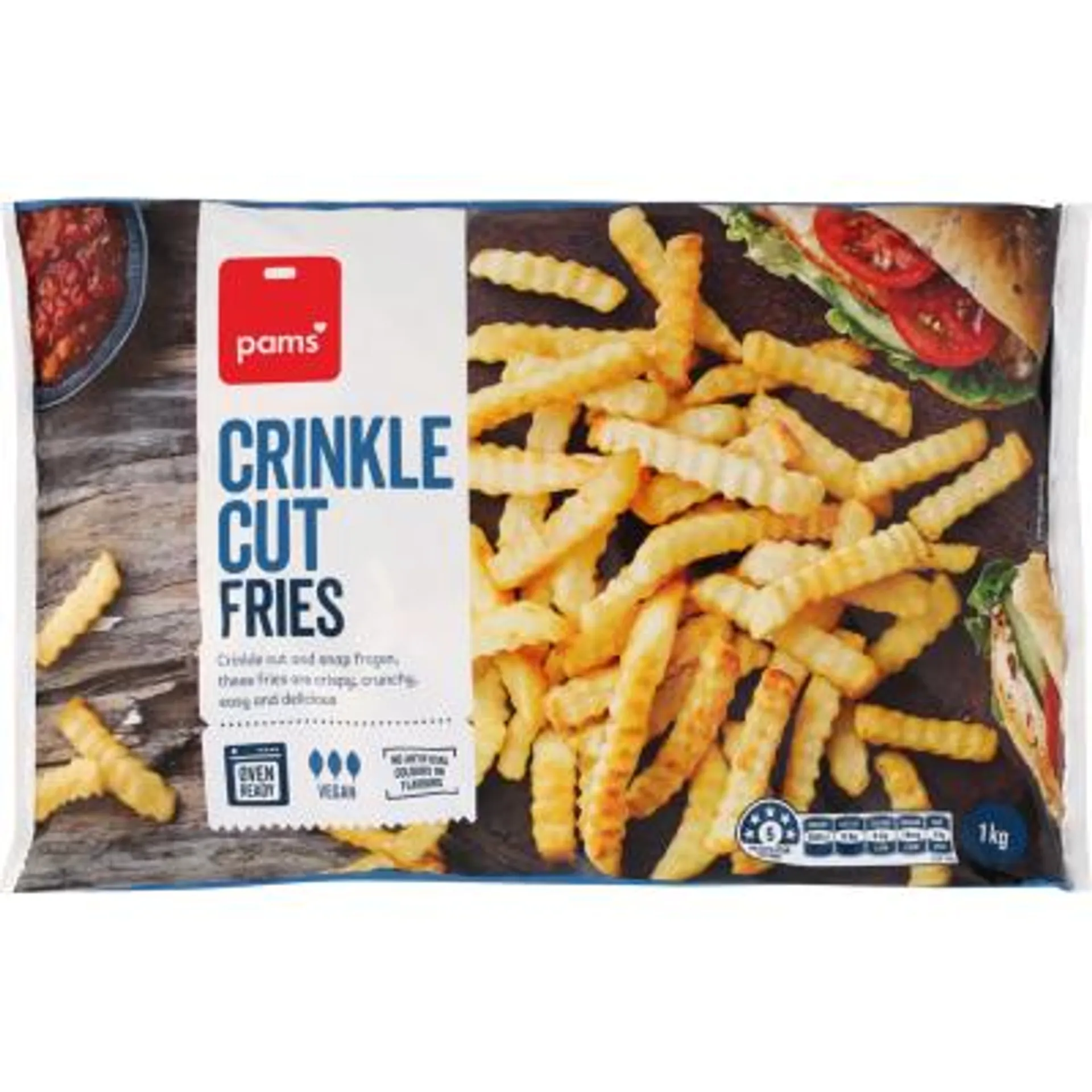 Pams Crinkle Cut Fries