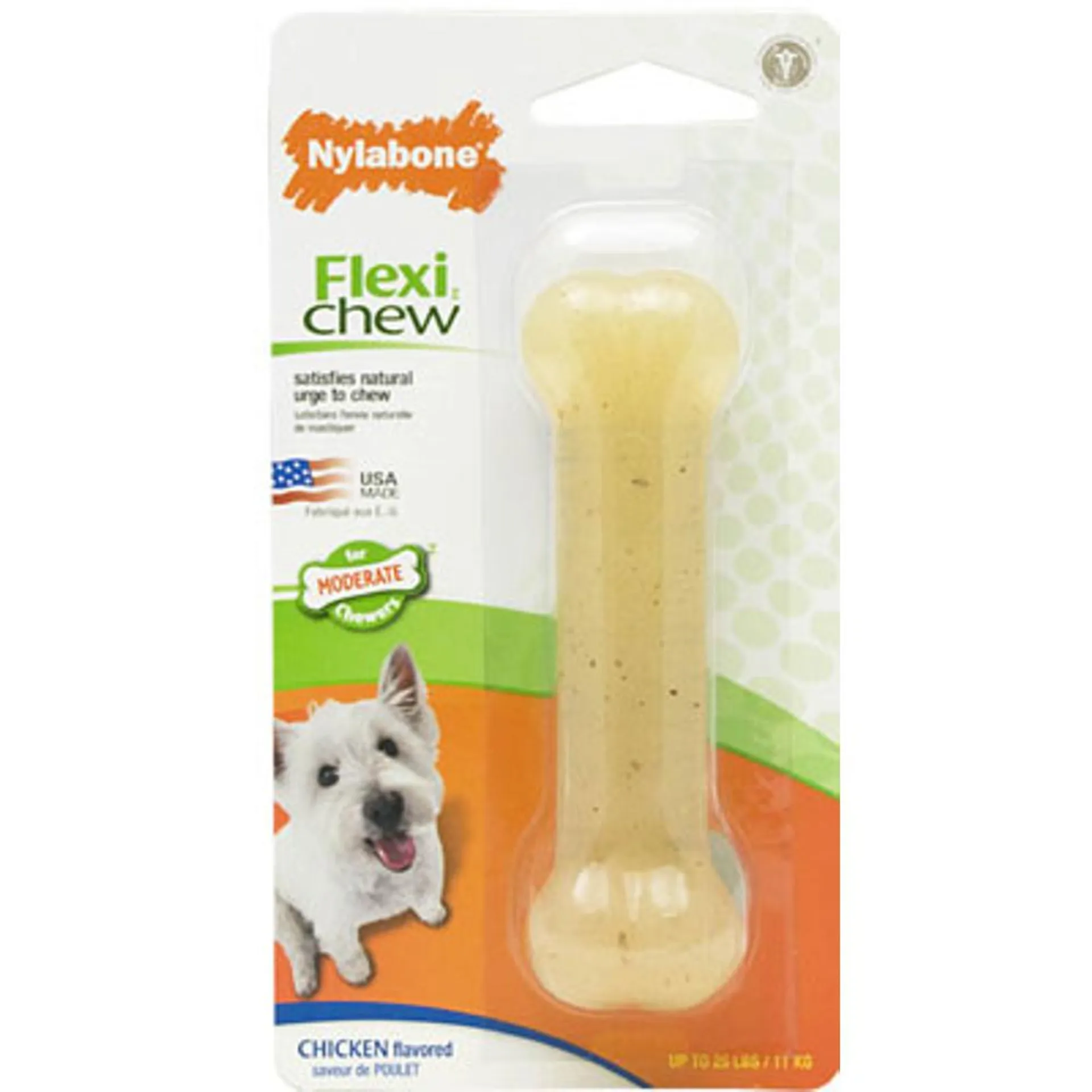 Nylabone Flexi Chew Chicken Dog Toy