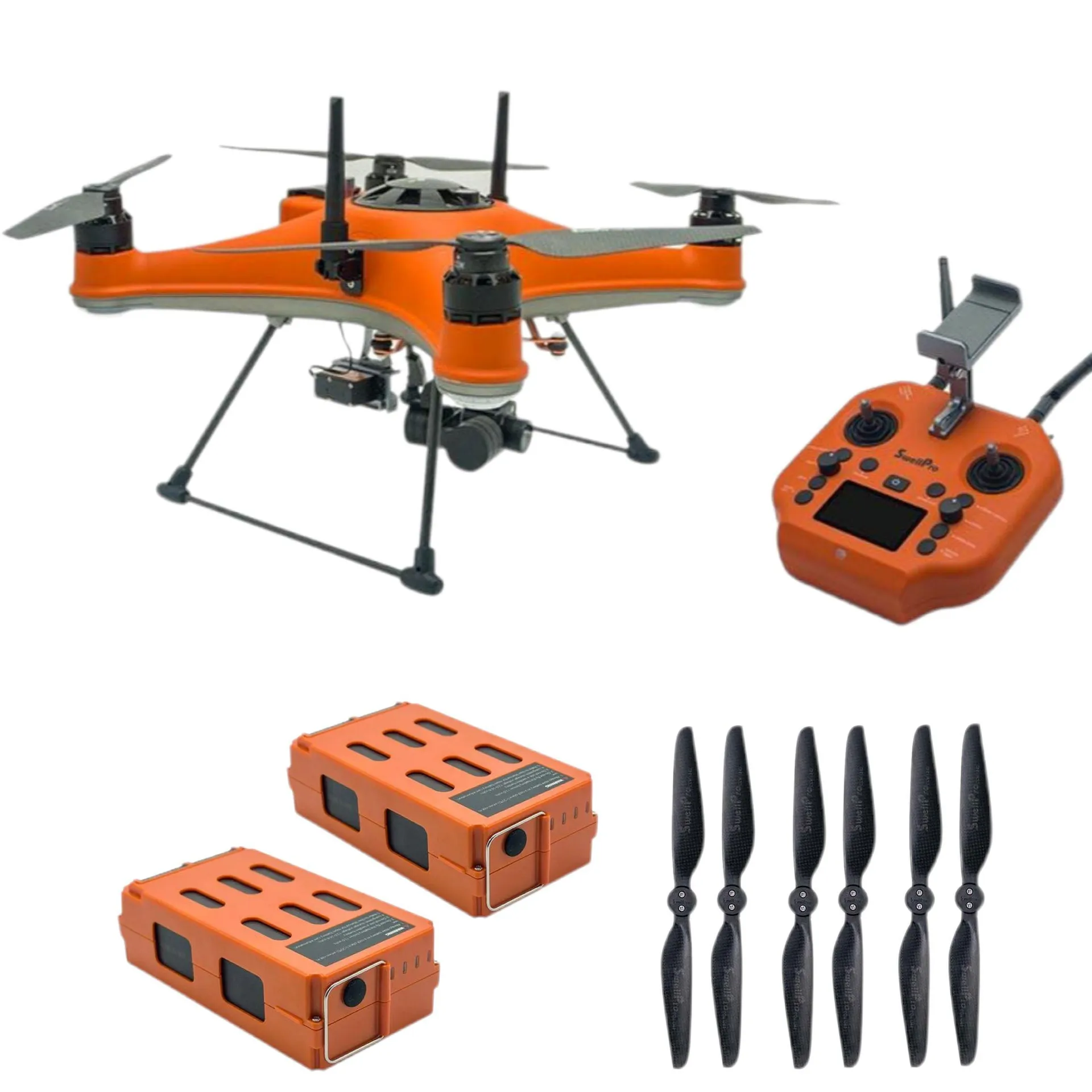 Swellpro Splashdrone 4 (SD4) with (PL1-S & FAC Camera) Refurb Bundle Pack! (INCL EXTRA Battery & Propellers)