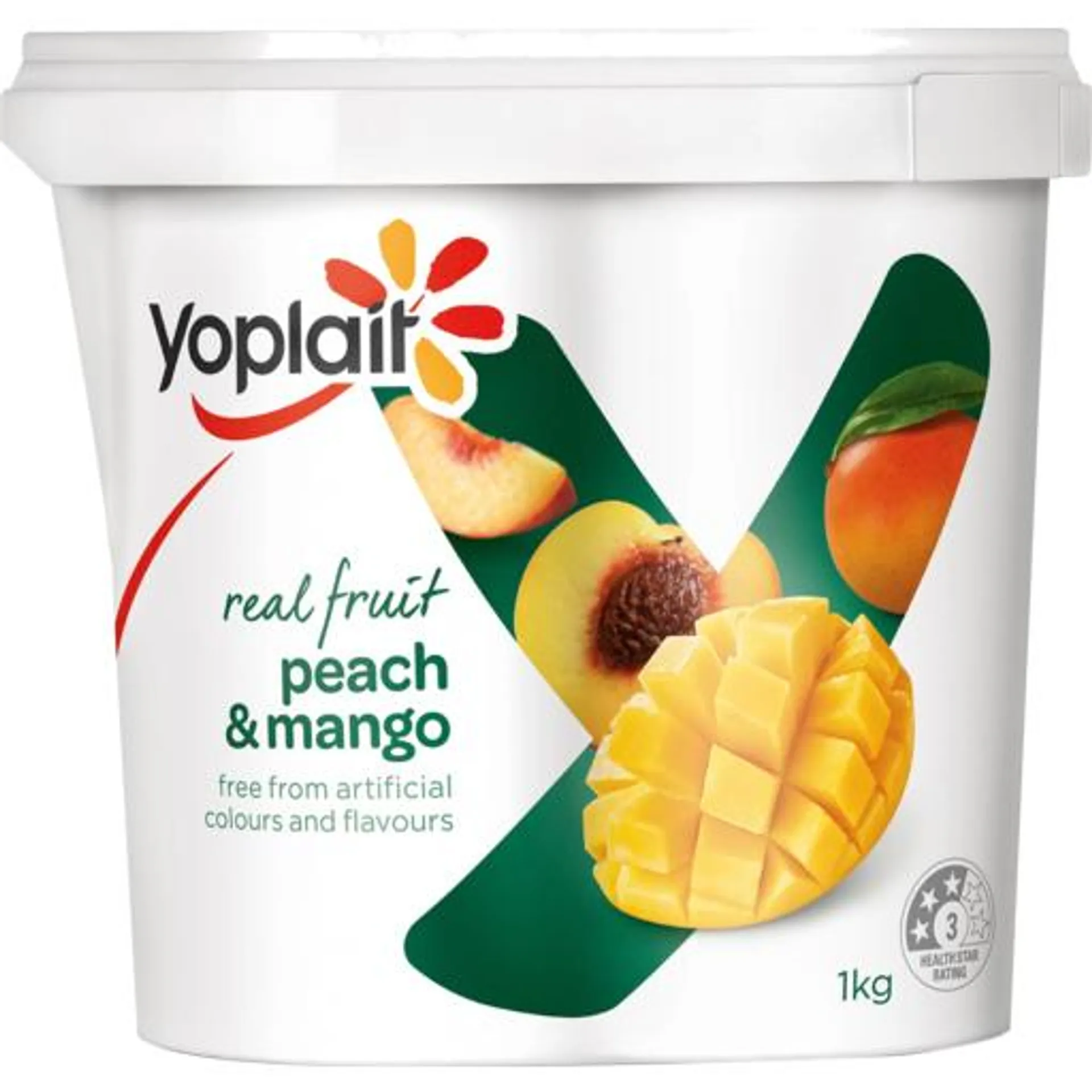 Yoplait Yoghurt Peach Mango 1kg