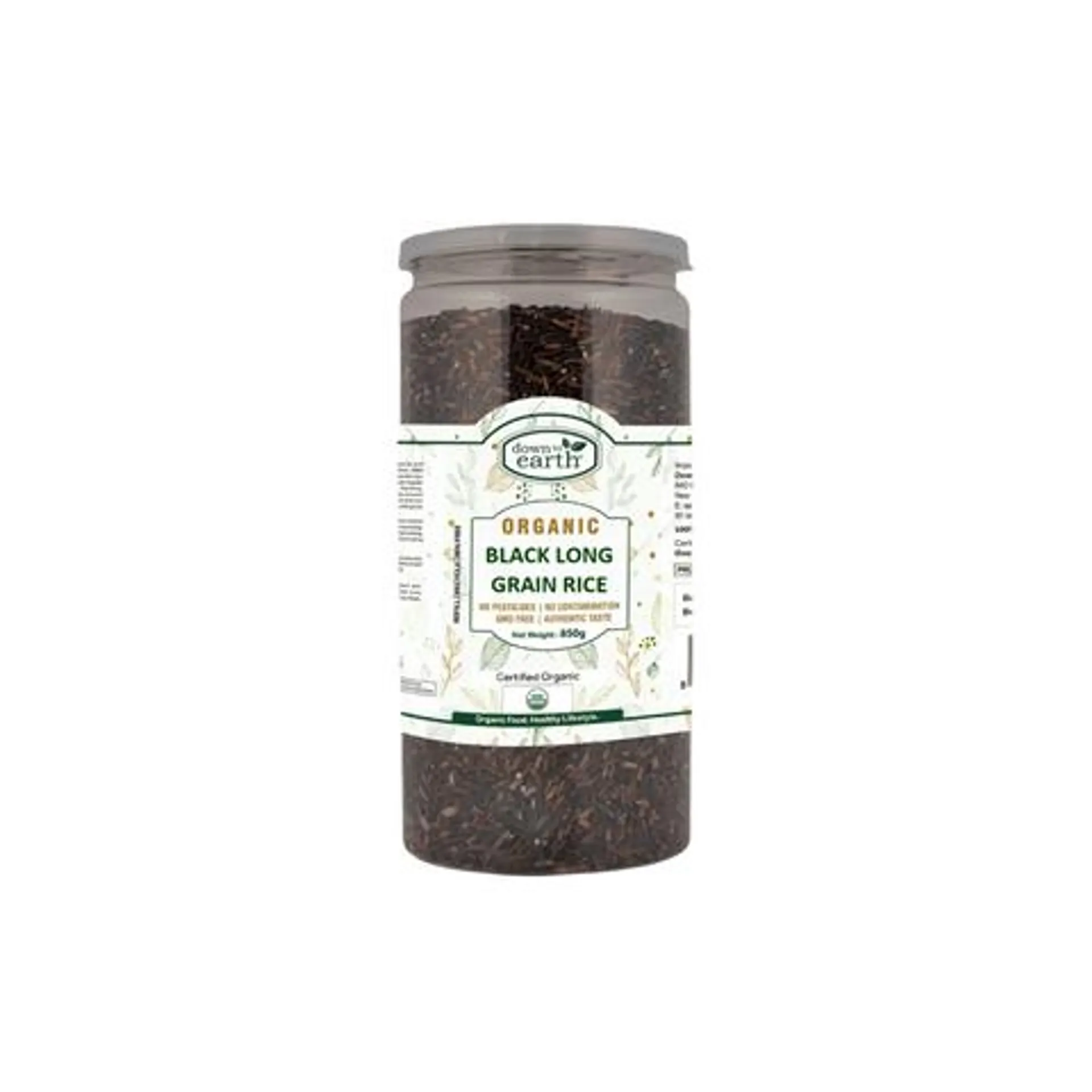 Down To Earth Black Rice 850g