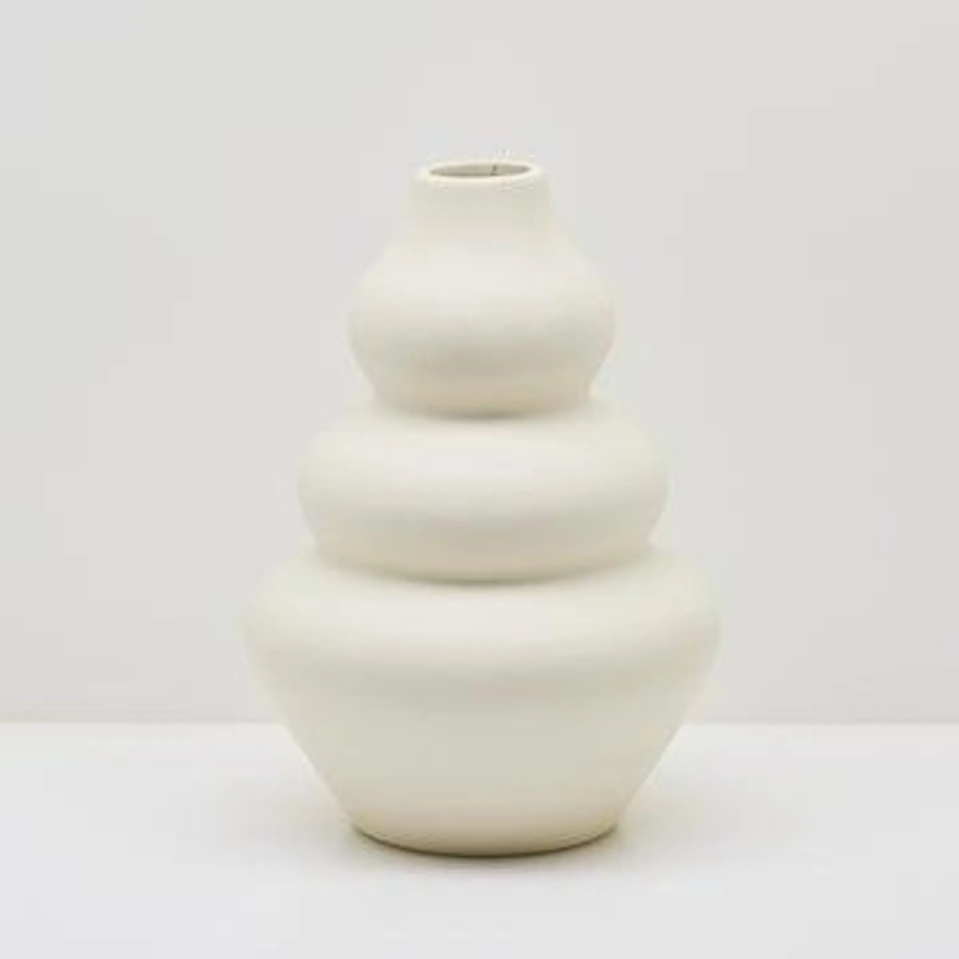 Calabash Vase - Bone - Medium