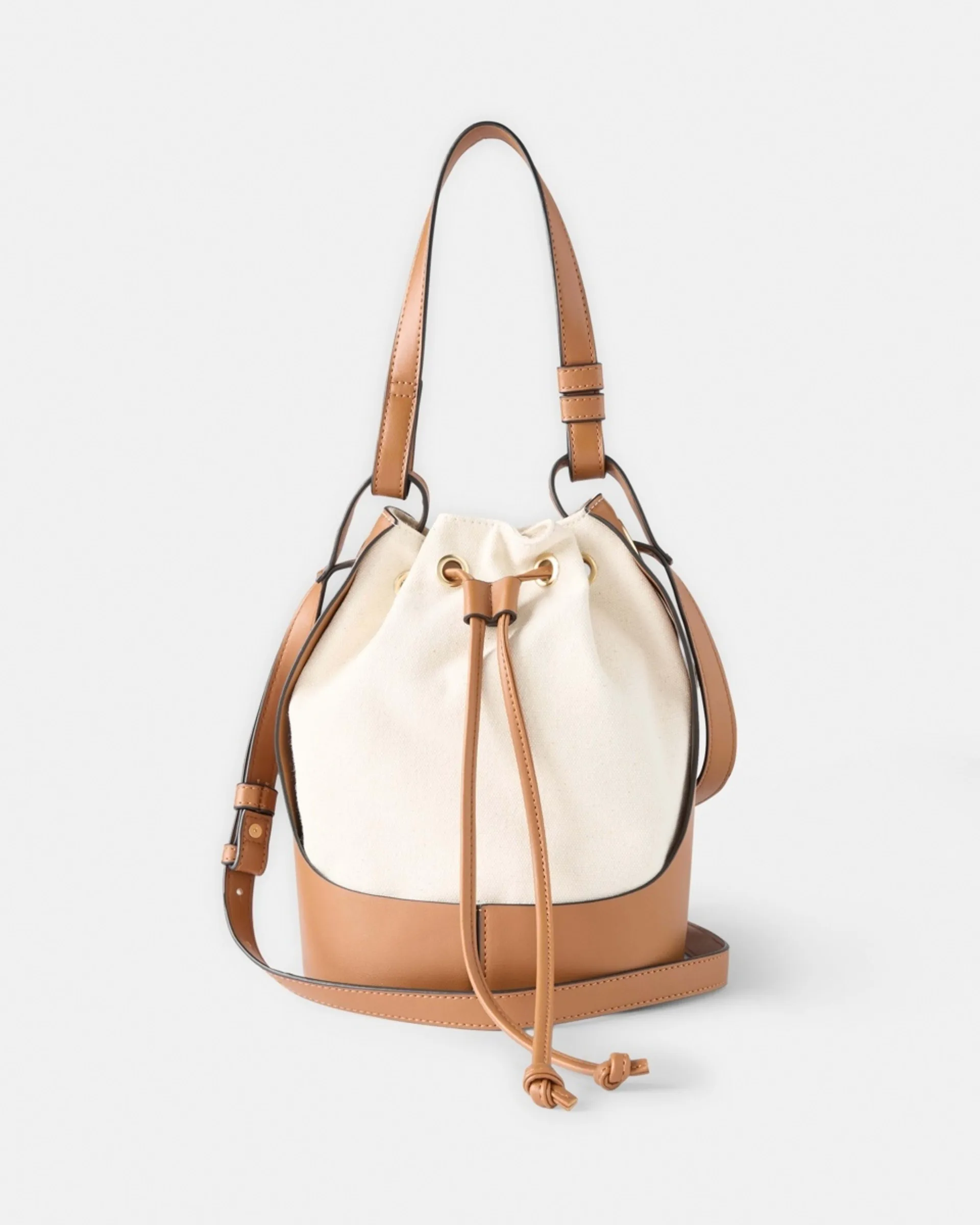 Canvas Bucket Bag