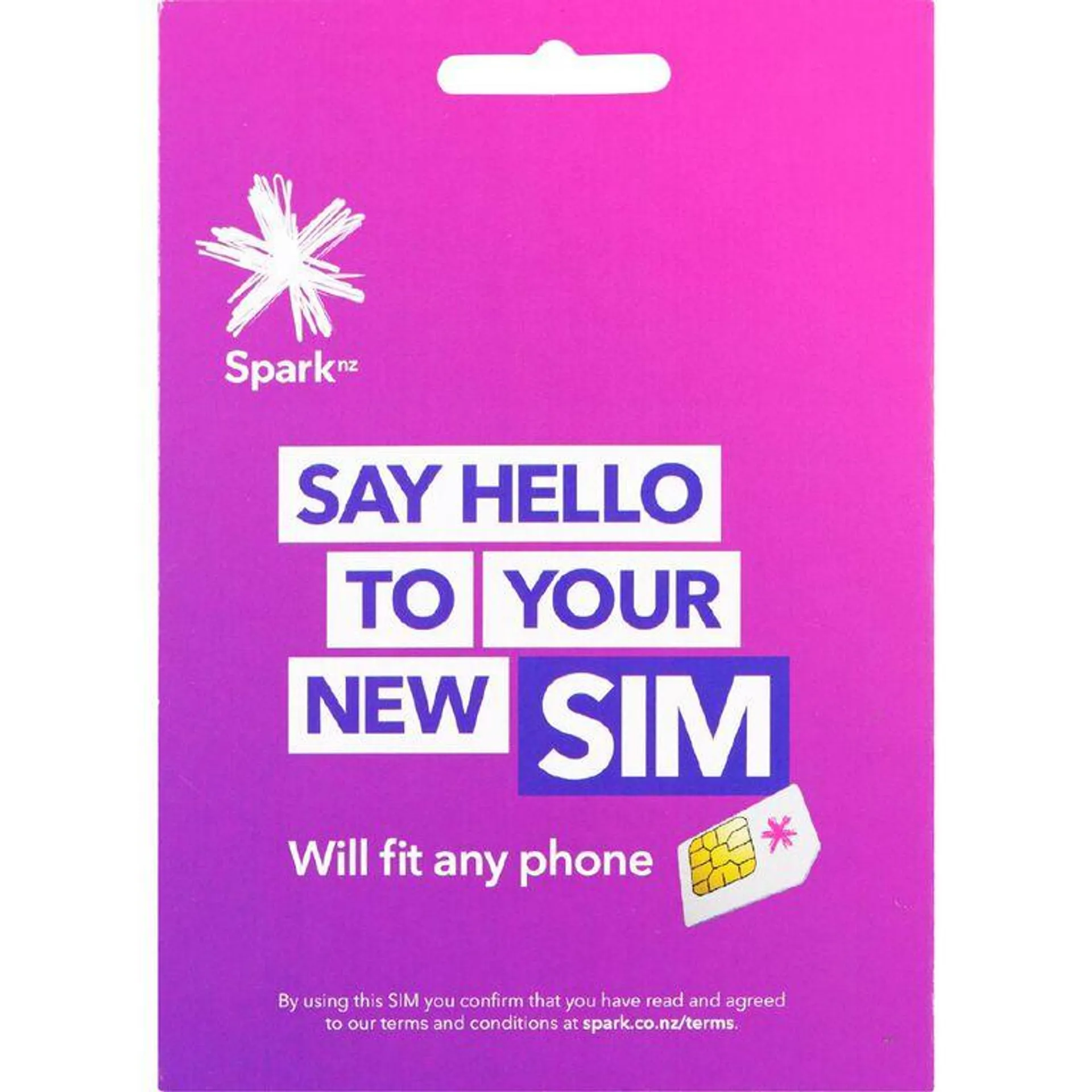 Spark 3-in-1 Half Prepaid SIM