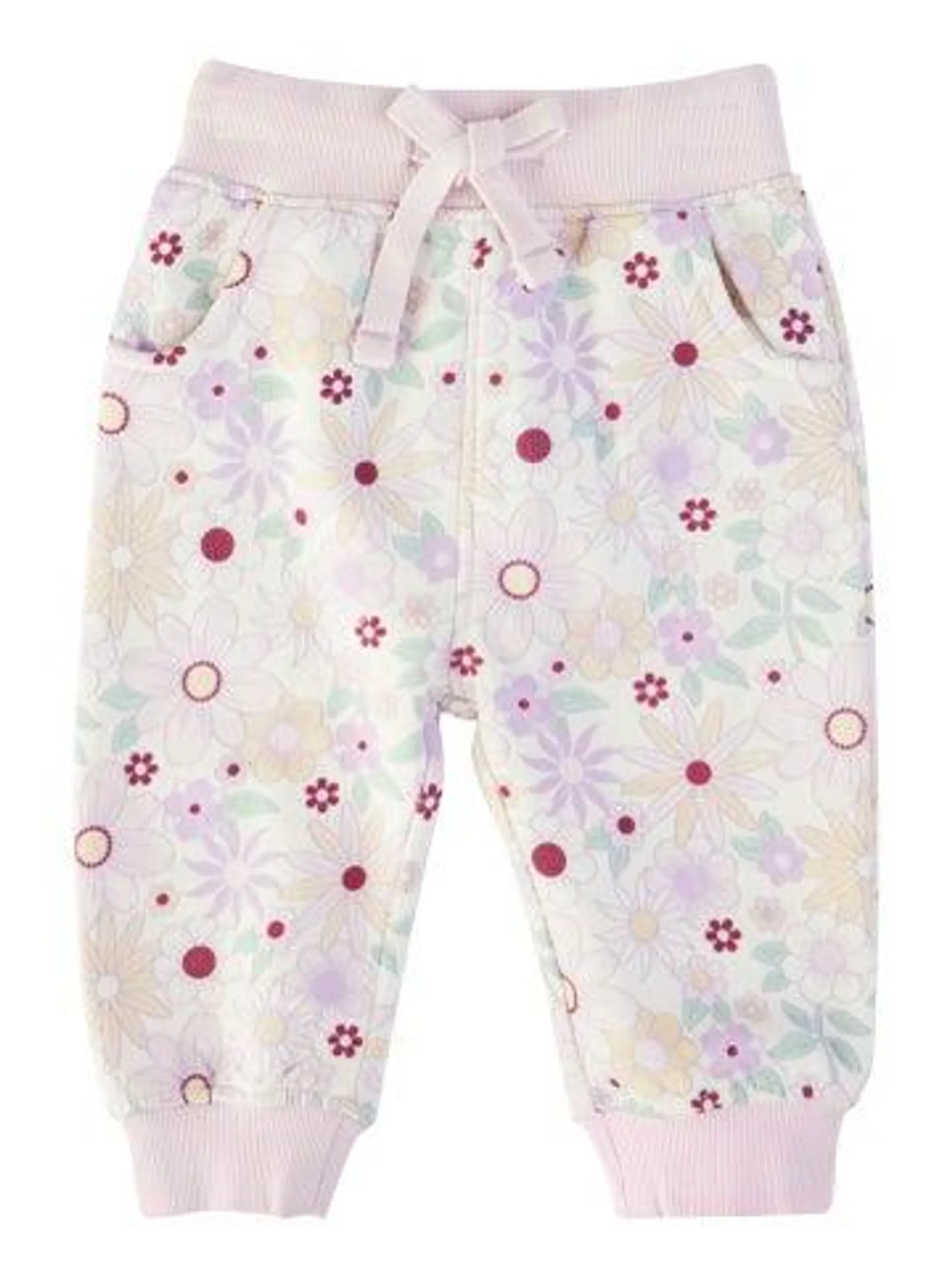 Babies' All Over Print Trackpants in Purple Print