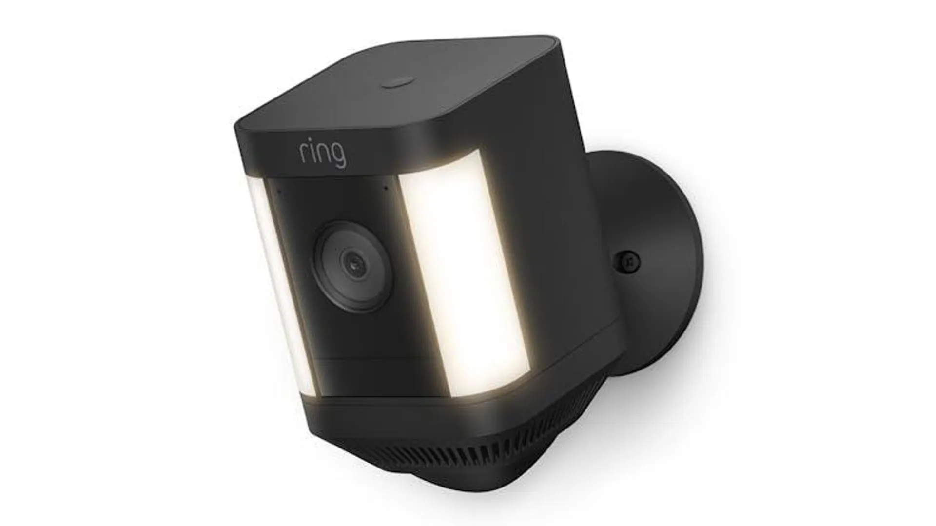 Ring Spotlight Cam Plus Battery 1080p 2MP Outdoor Wireless Smart Security Camera - Black