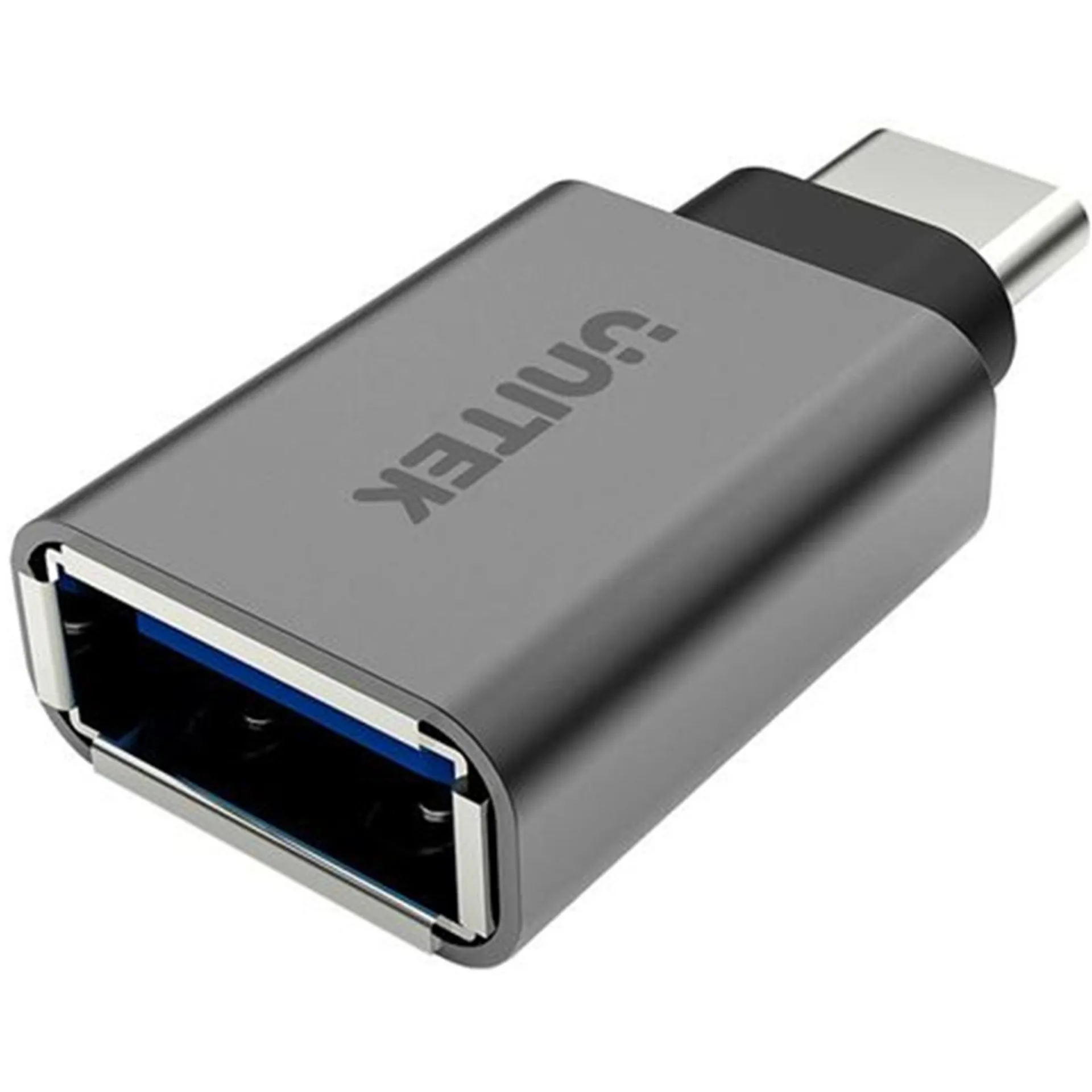 Unitek Y-A025CGY USB3.1 USB-A to Type-C Adapter - Converts USB-C to USB-A - Suitable for all Type-C supported smartphones, tablets, computers and devices