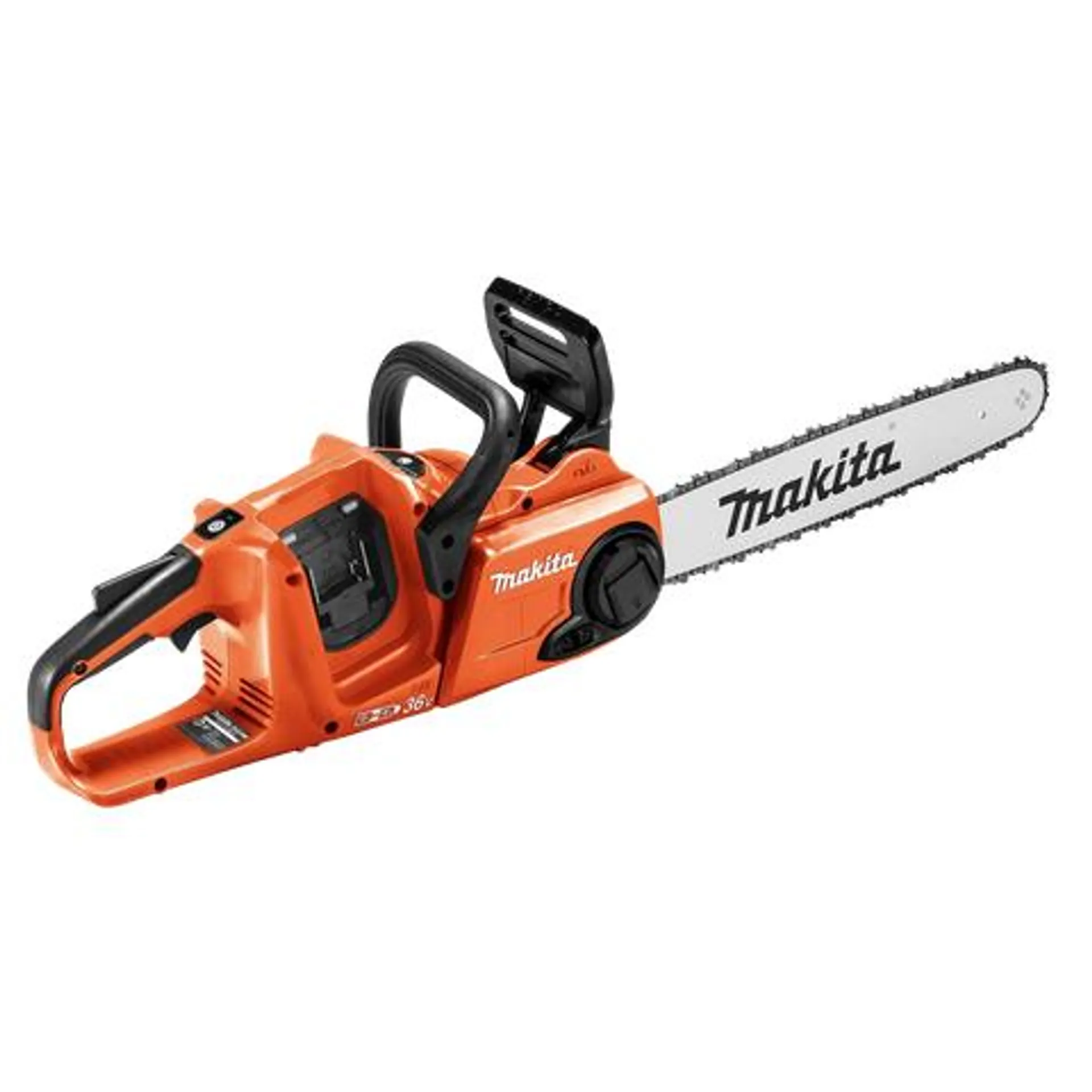 Makita LXT Cordless Chainsaw Orange Brushless 16in 36V (2x18V) - Bare Tool