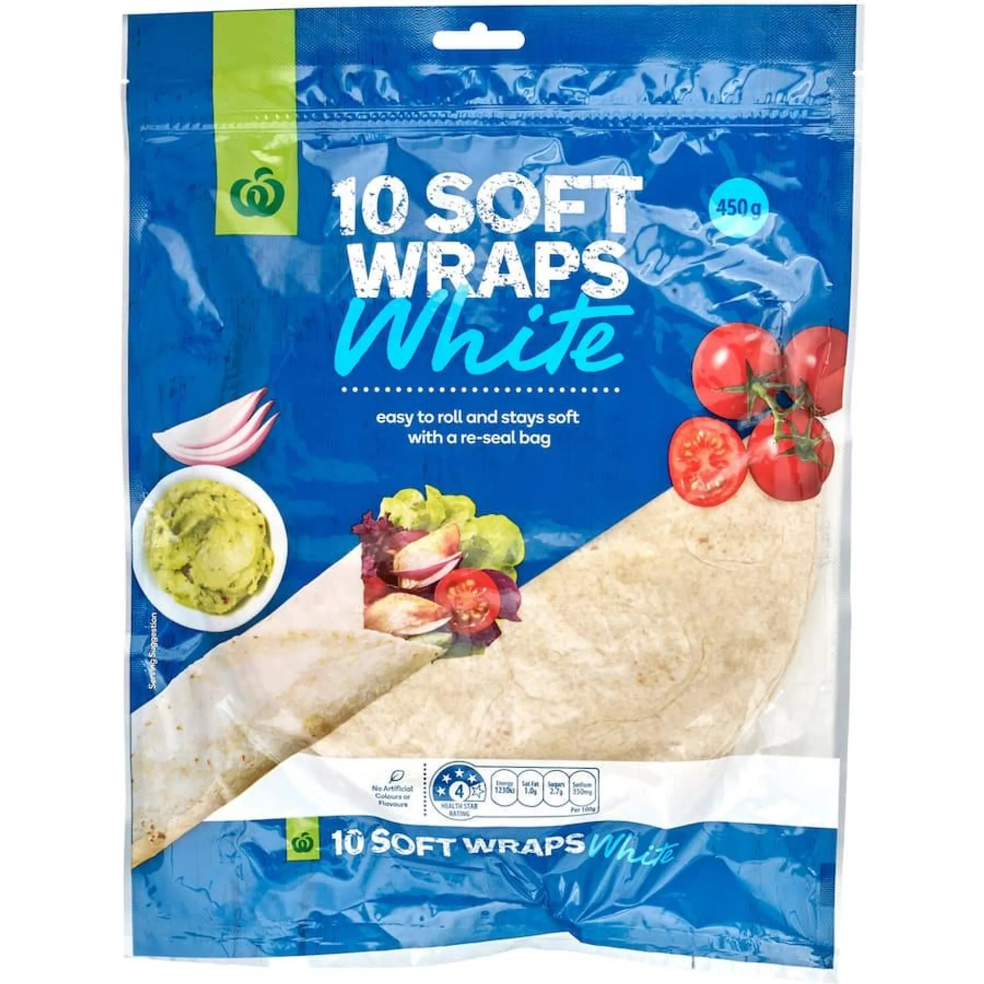 Woolworths Wraps White