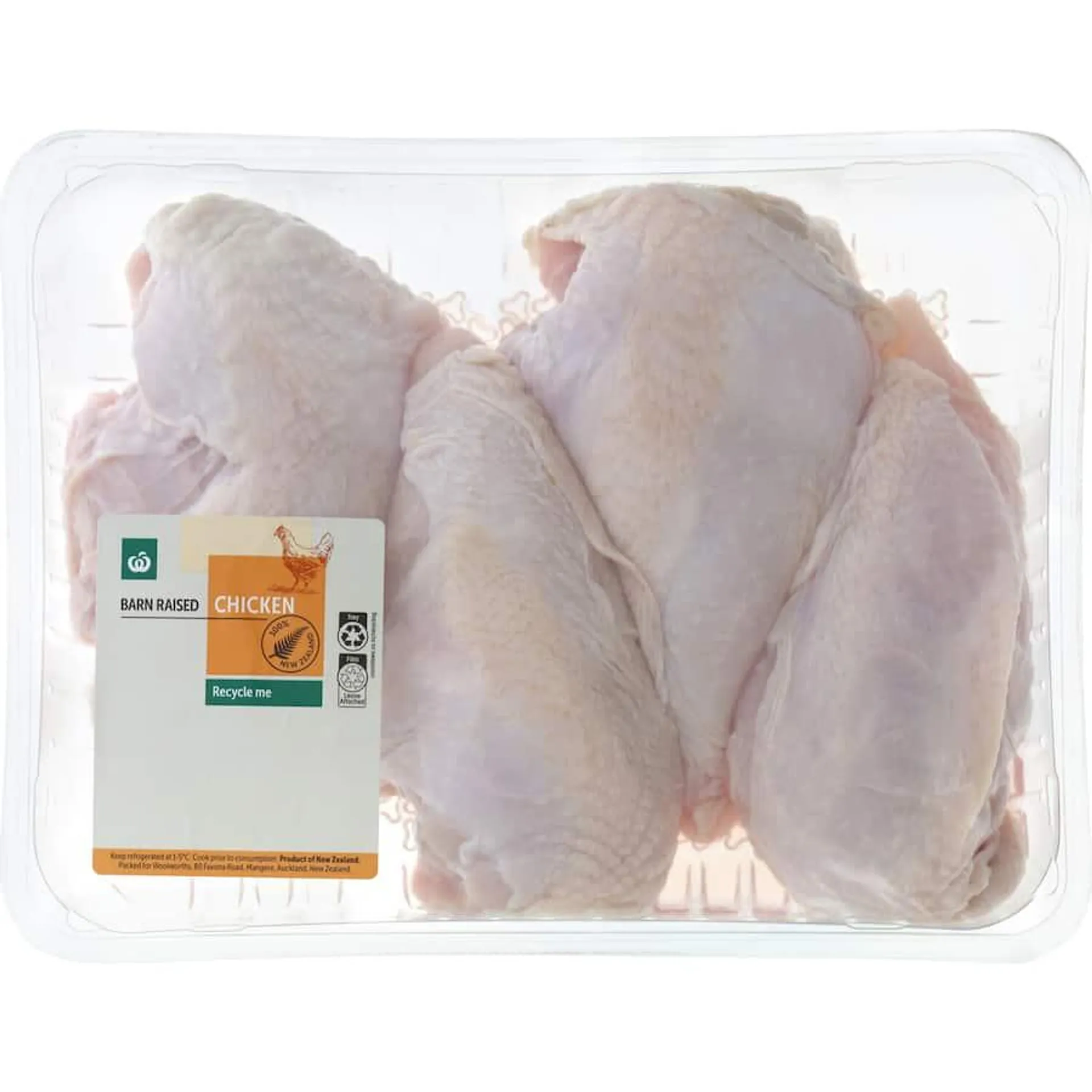 Woolworths NZ Chicken Breasts Skin On 1.2-2.1kg 4-7pcs