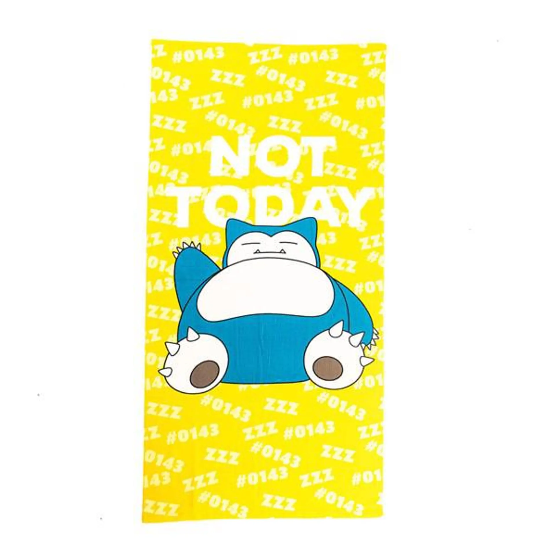 Pokemon - Snorlax Not Today Towel