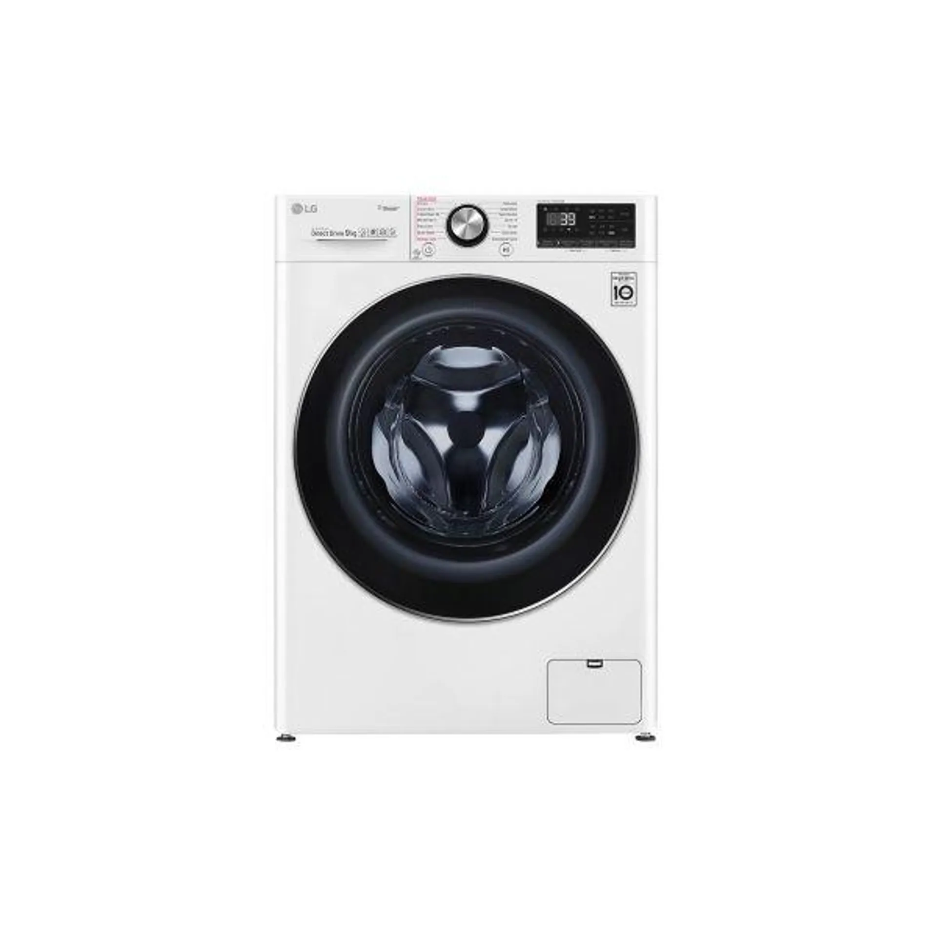 LG 9kg Front Load Washing Machine with Steam+