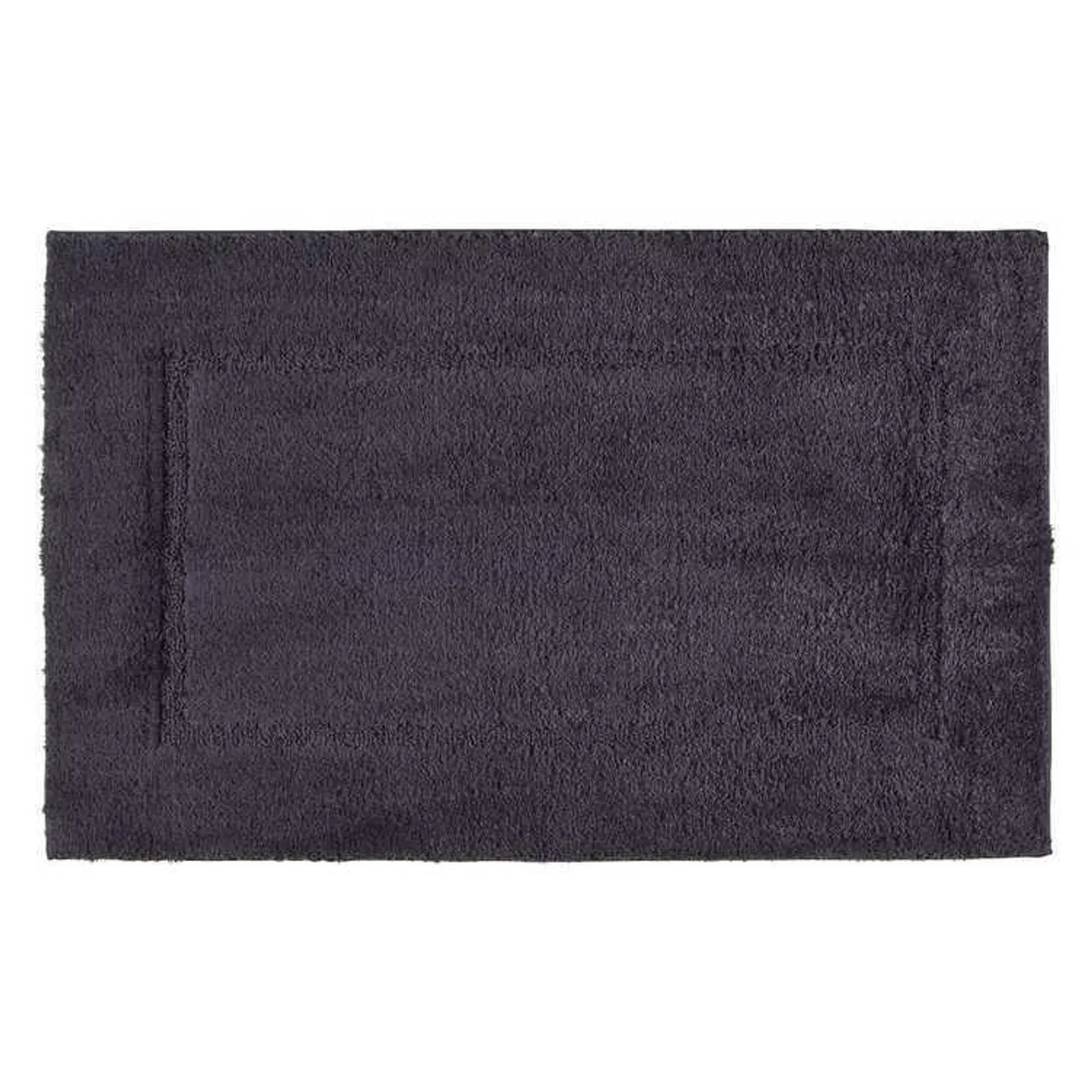 KOO Border Bath Mat Charcoal