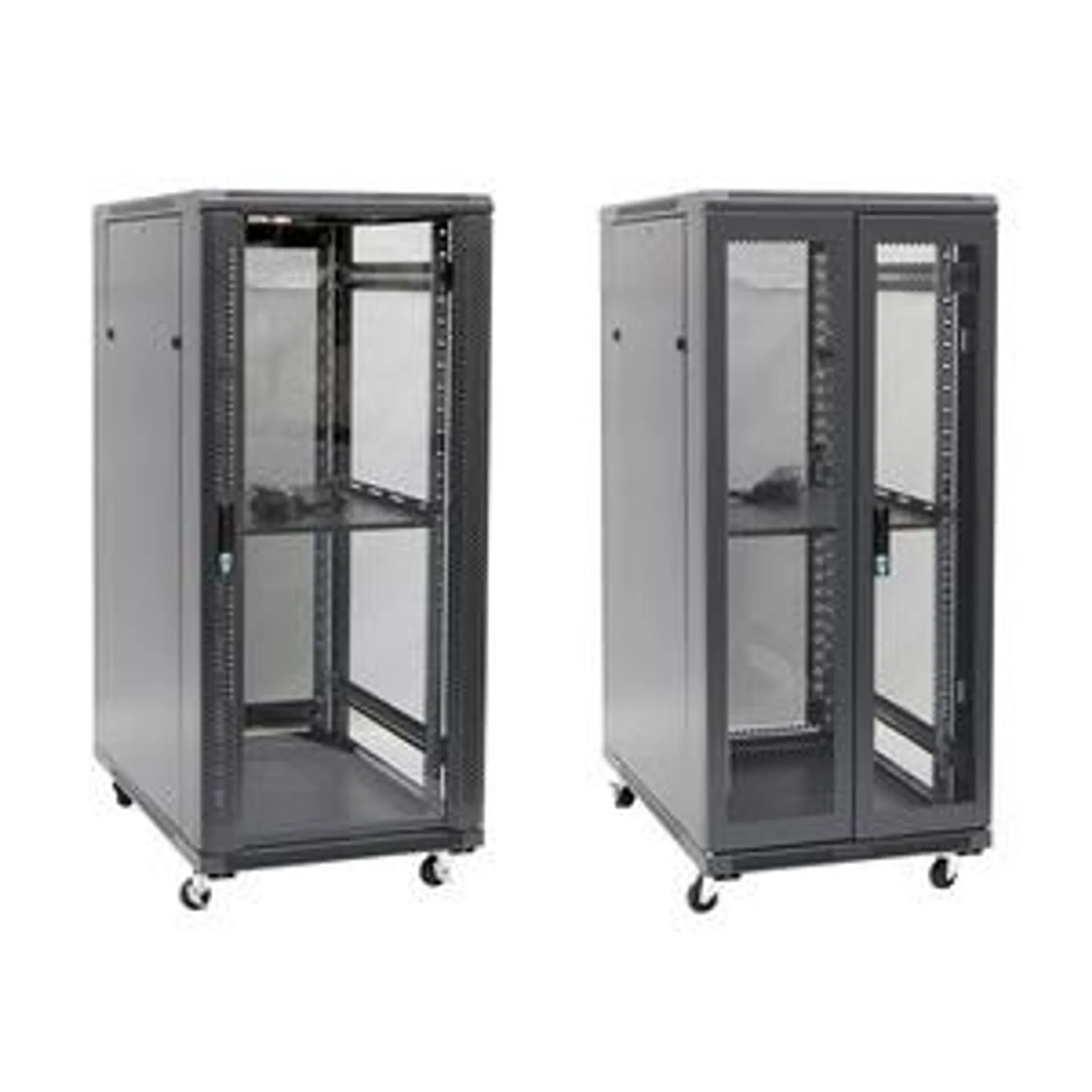 Server Cabinet 27RU 600 x 900 x 1388mm 1x Shelf 4x Fans