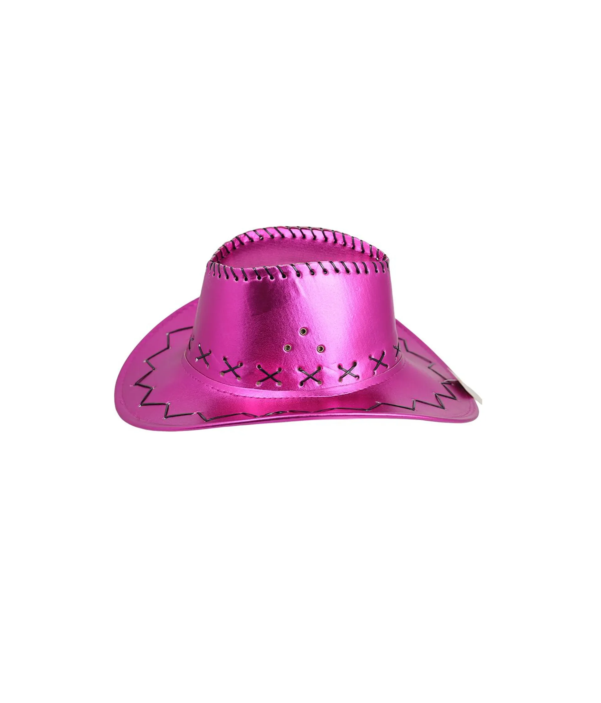Hot Pink Metallic Cowboy Hat