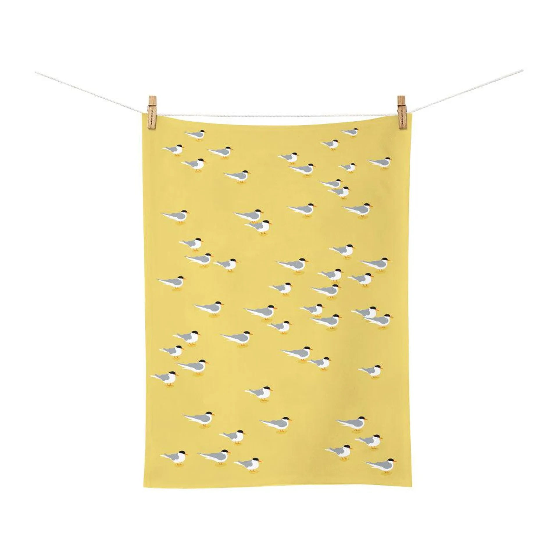 Beach Terns Tea Towel
