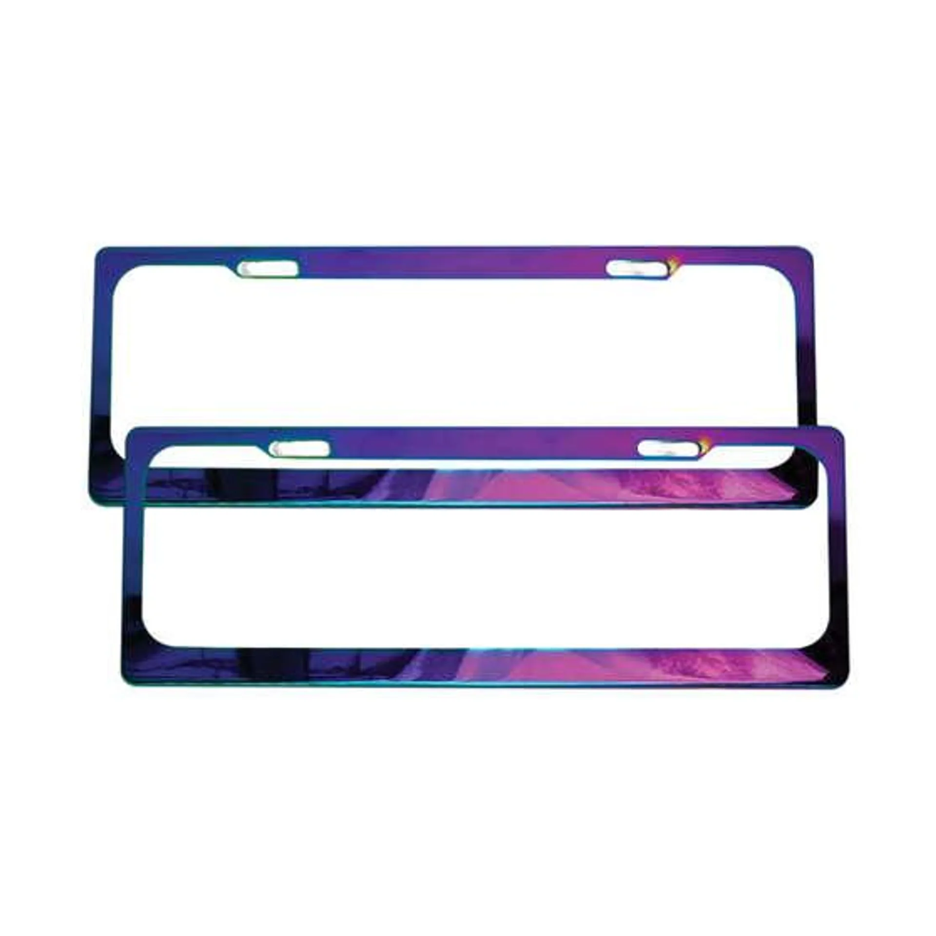 Altrex Number Plate Frame - Neochrome, 6 Figure Standard, NEO52NZ