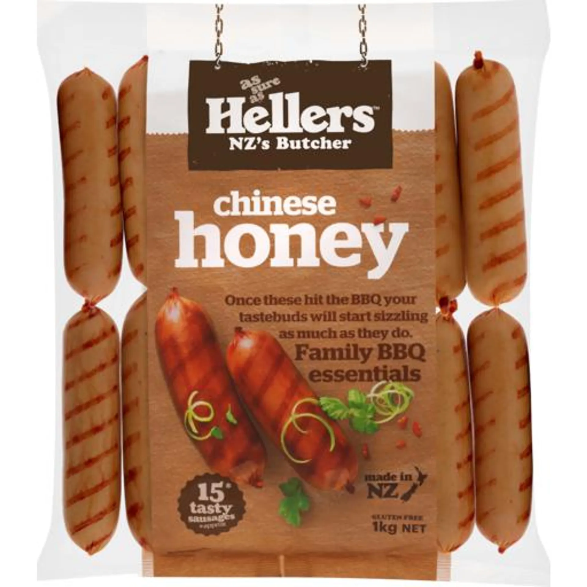 Hellers Sausages BBQ Chinese Honey 1kg