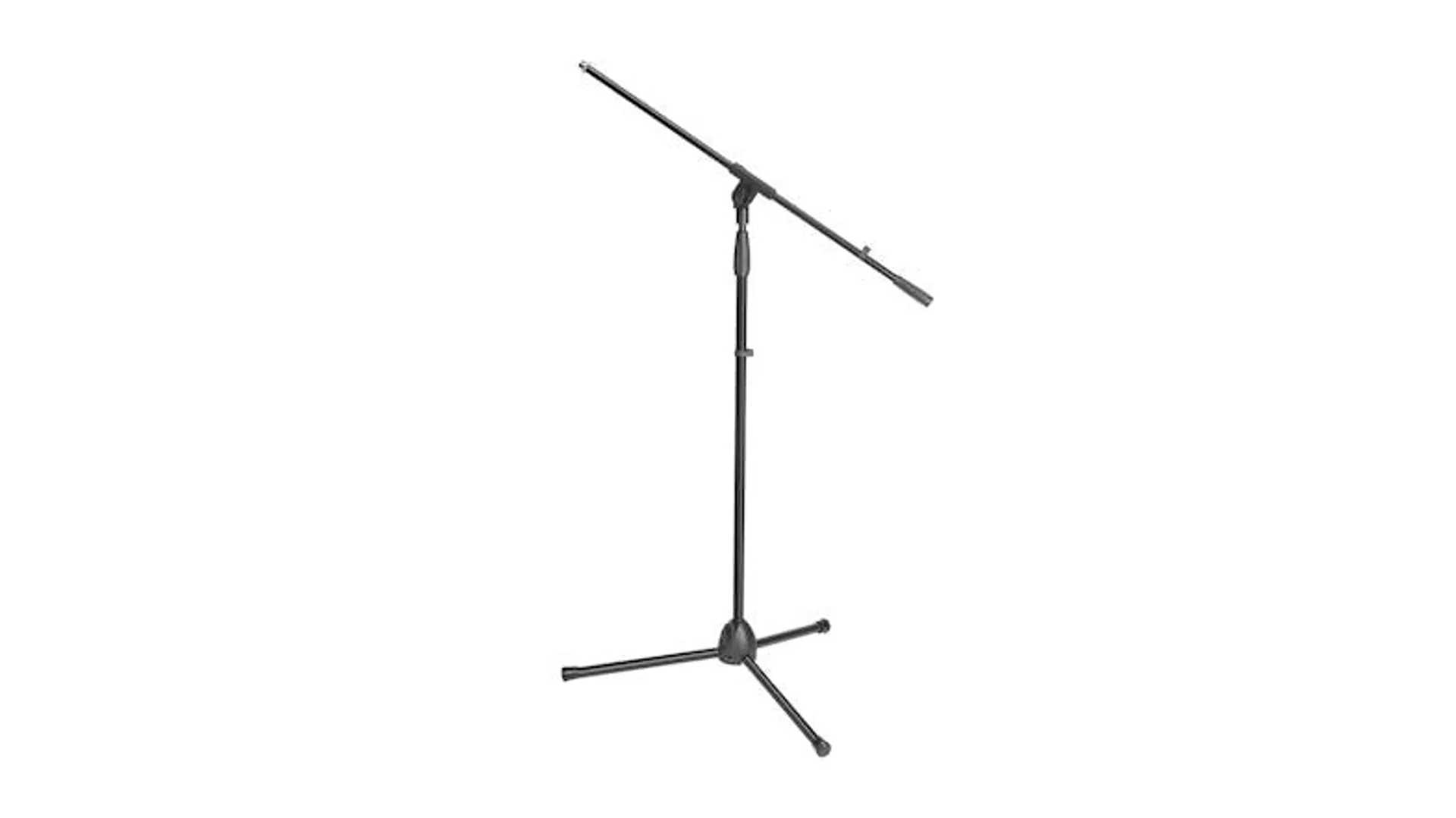 Adam Hall S5BE Microphone Stand with Boom Arm - Black