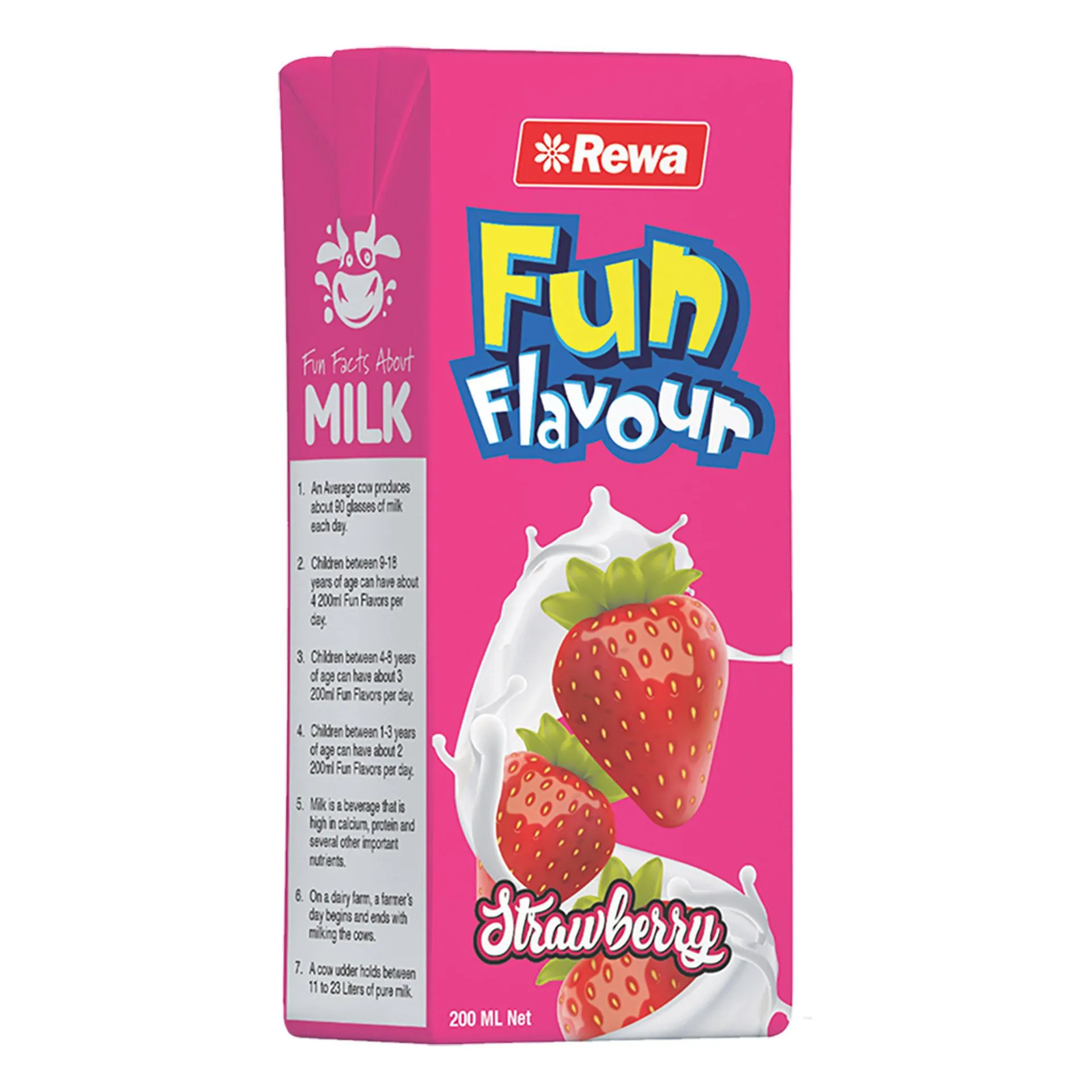 Rewa Fun Flavour Strawberry 200ml