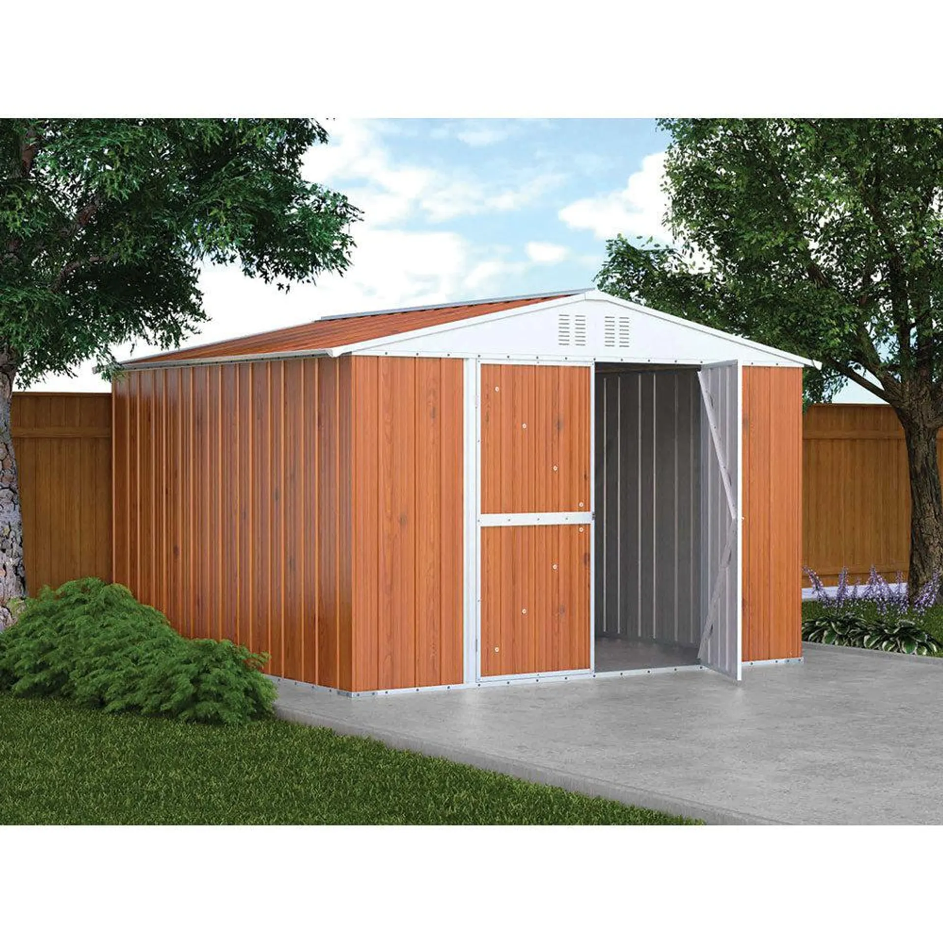 Outdoor Shed Wood Finish 3070mm x 3070mm