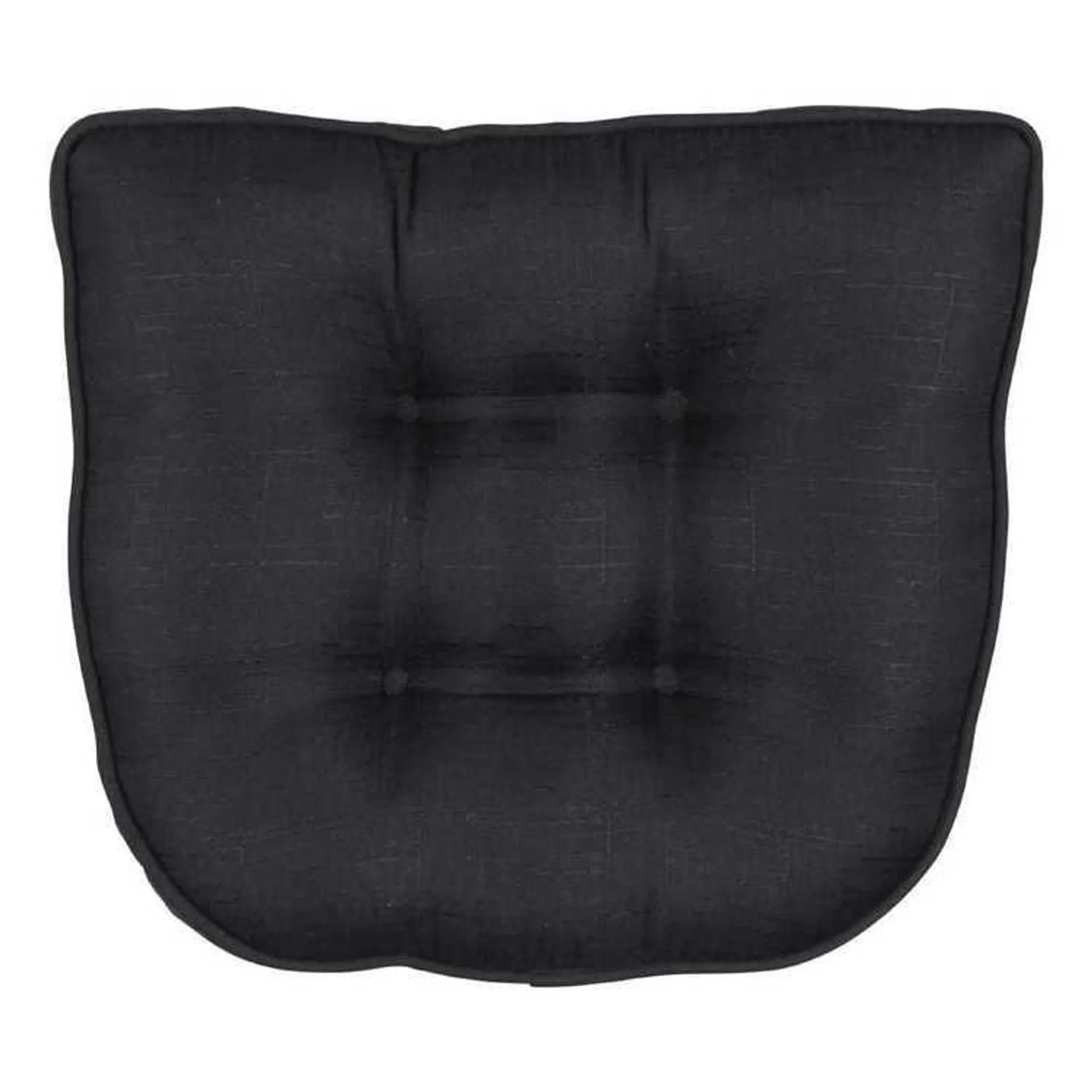 Mode Home Parker Chair Pad Black 45 x 41 cm