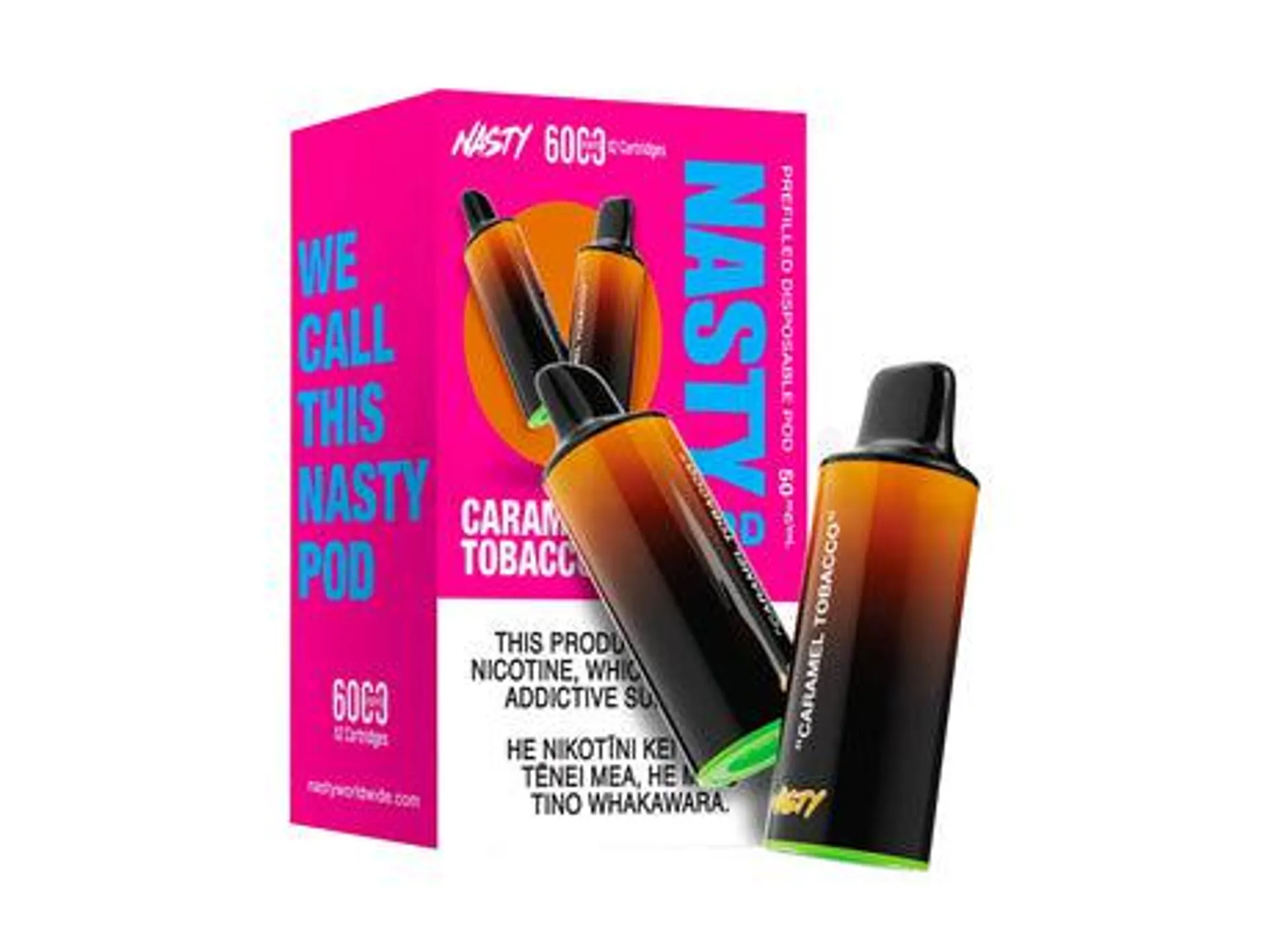 Nasty PX10 Pre-filled Replacement Pod (2 Pack) - Caramel Tobacco