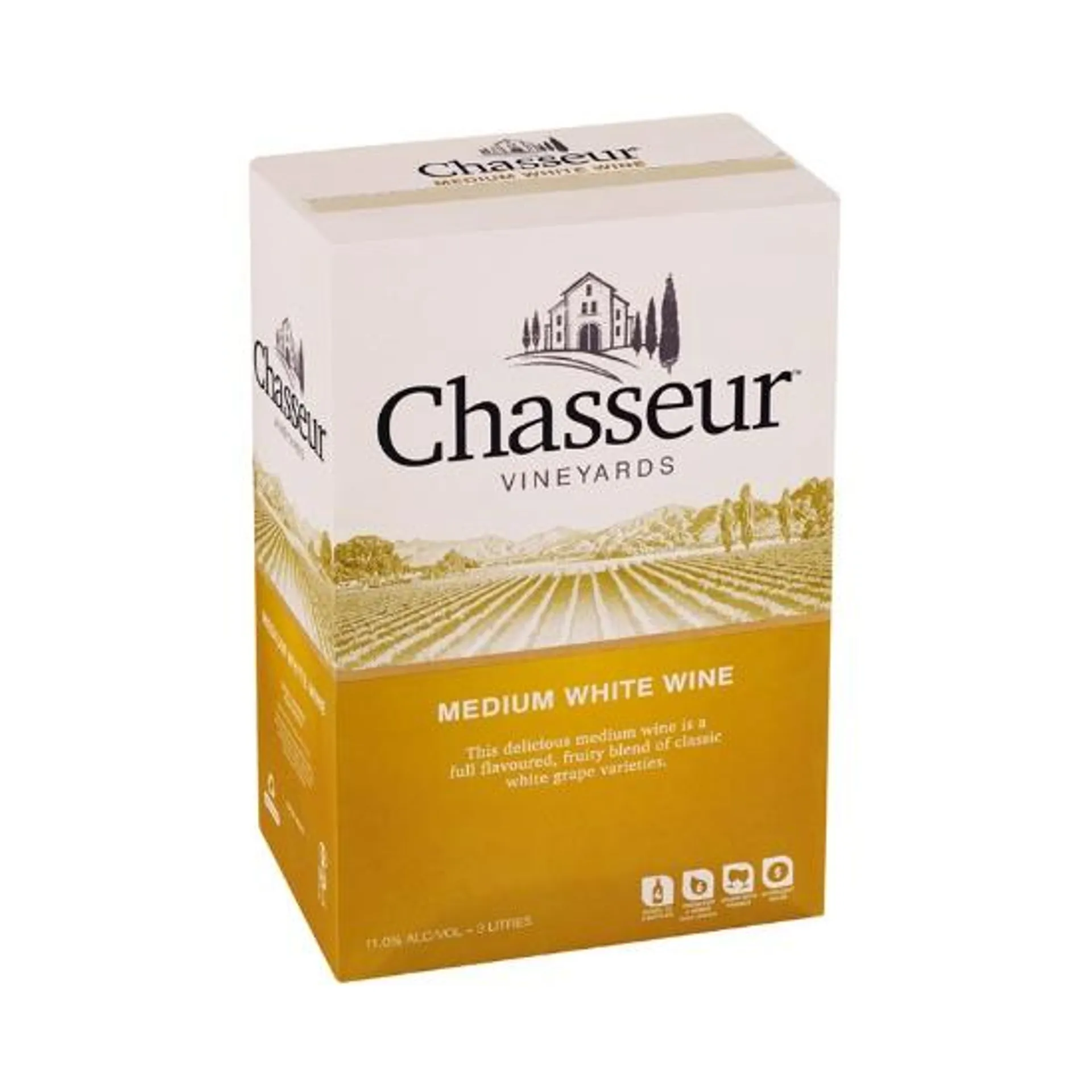 Chasseur Medium White 3 Litre