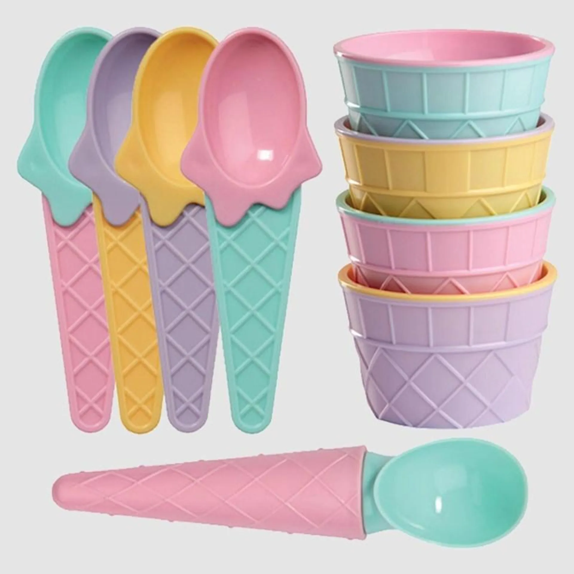 Ice Cream Serving Set 9 Piece