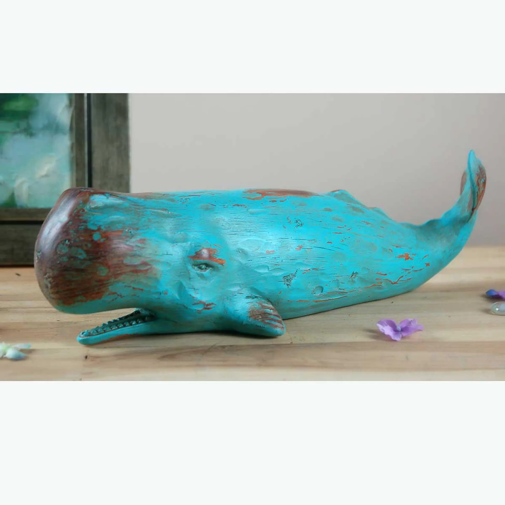 Blue Sperm Whale 40cm