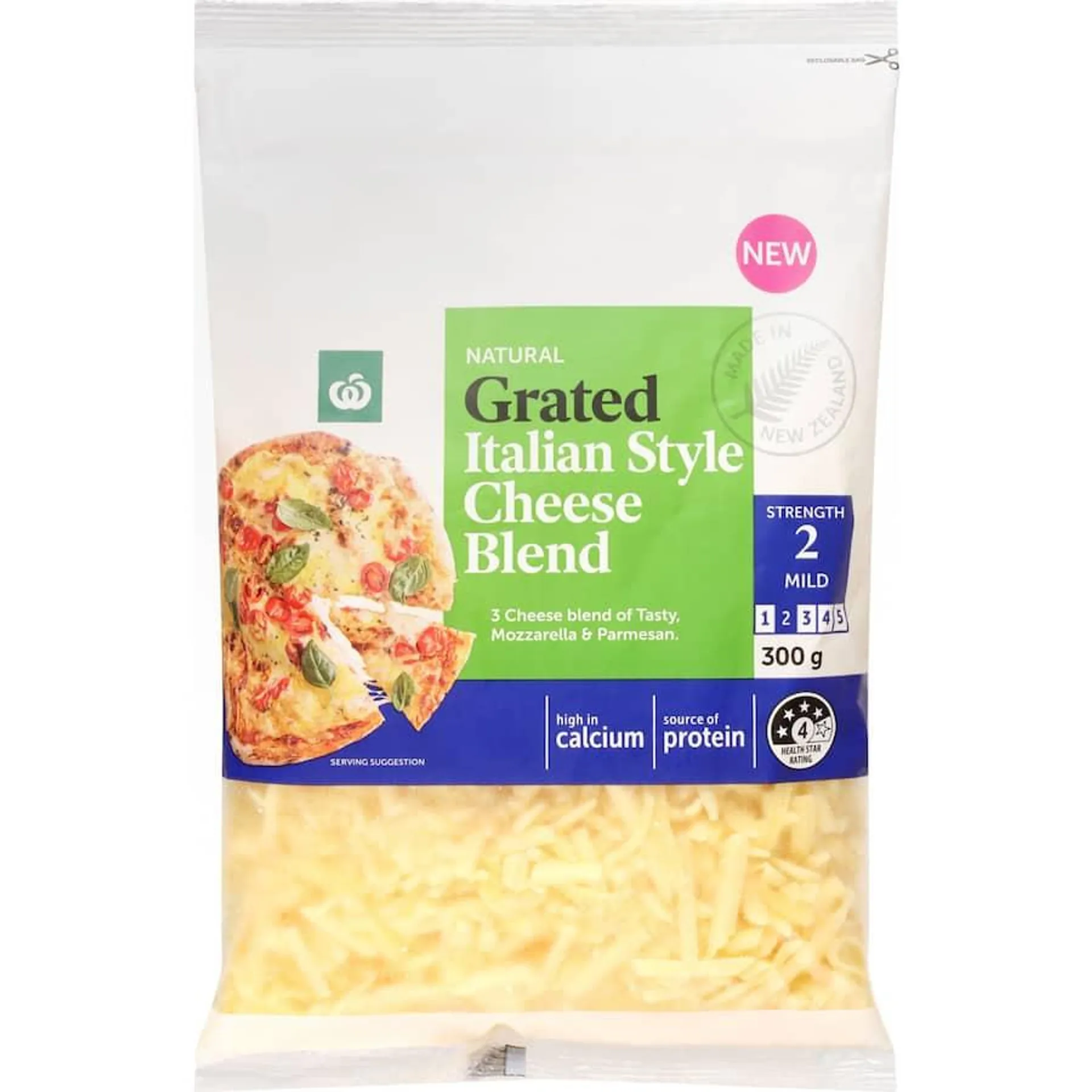 Woolworths Italian Blend Cheese Grated