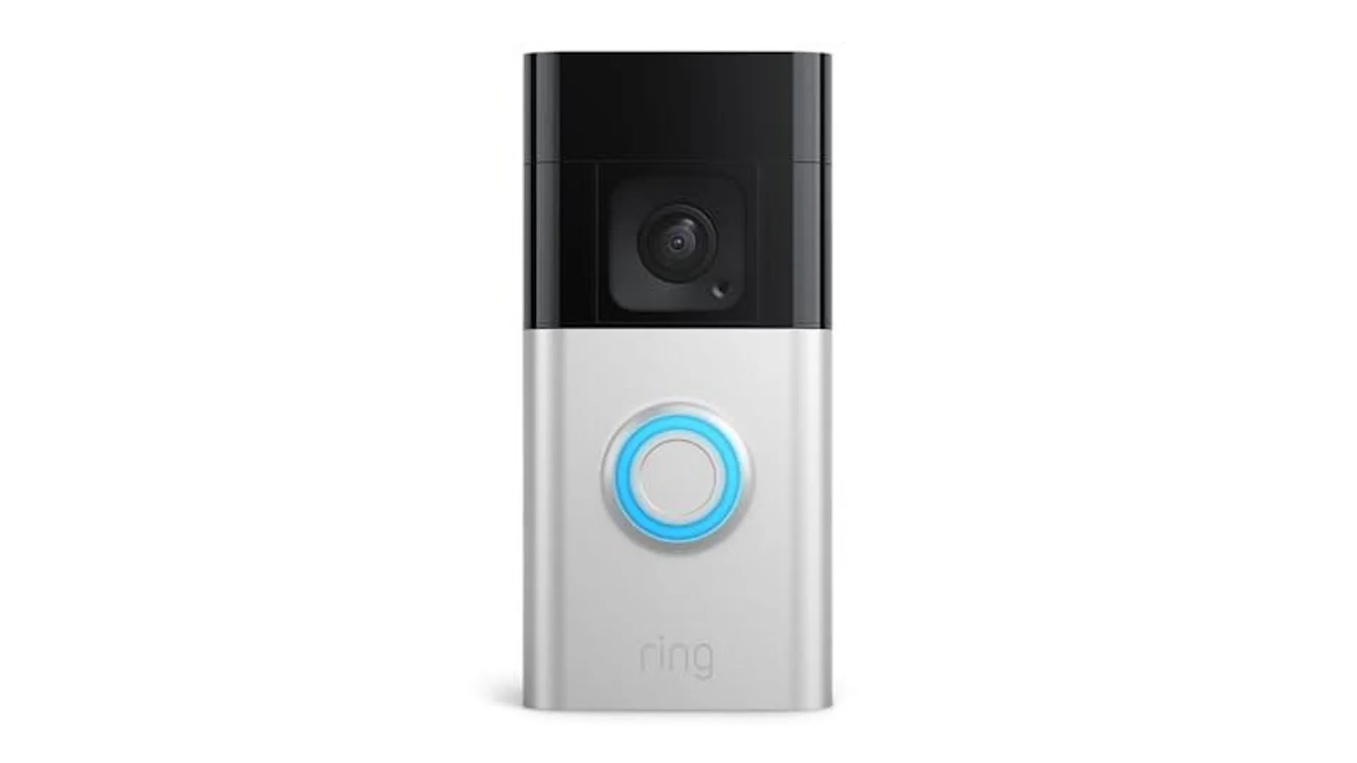 Ring Video Doorbell Plus - Satin Nickel (Wireless, 1536p HD, Night Vision, Motion Detection, Two-Way Audio)