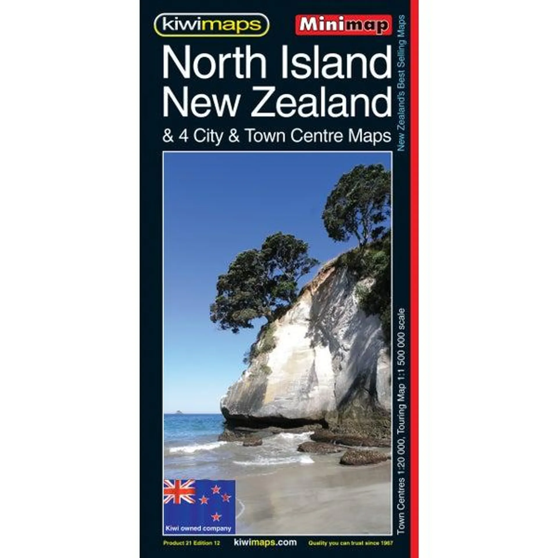 Minimap North Island New Zealand Single Item