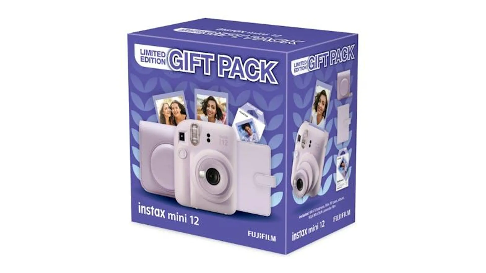 Instax Mini 12 Instant Film Camera - Lilac Purple (2024 Limited Edition Gift Pack)