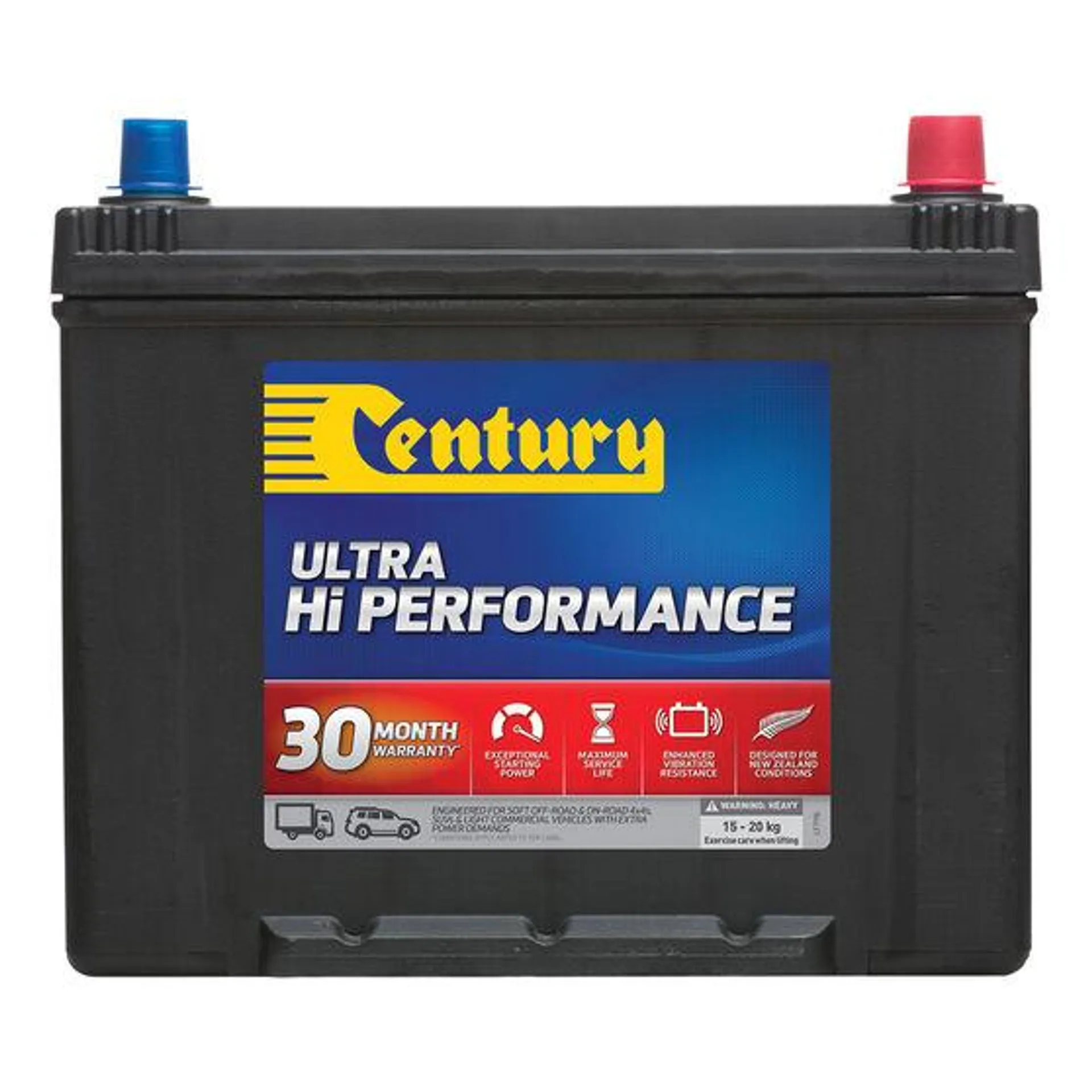 Century Ultra High Performance 4WD Battery NS70LX MF 680CCA