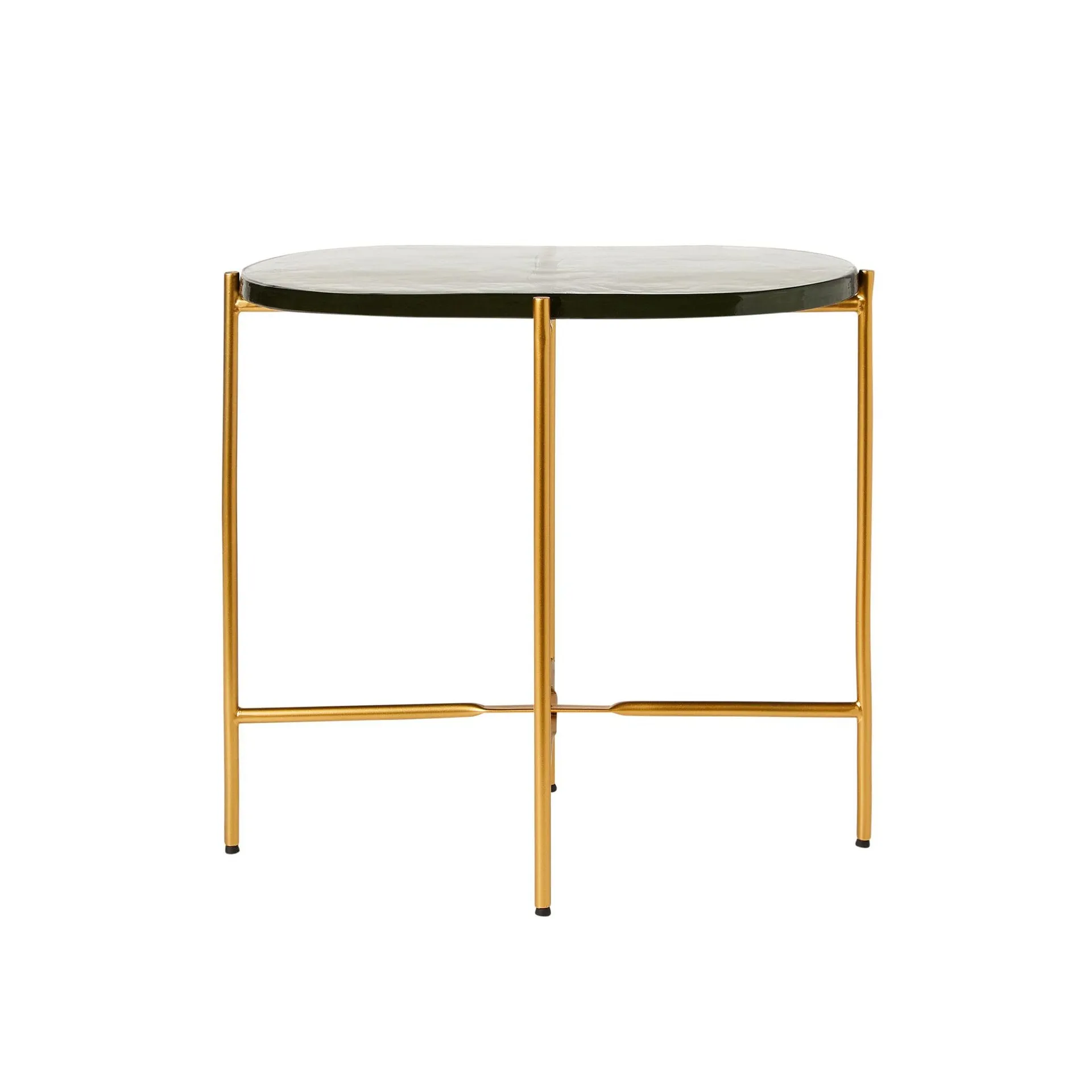 Alton Oval Side Table 45x30x51cm