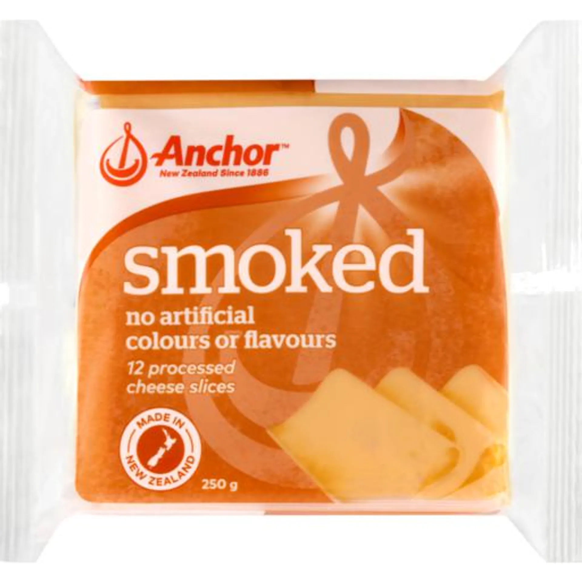 Anchor Cheese Slice Smoked 250g